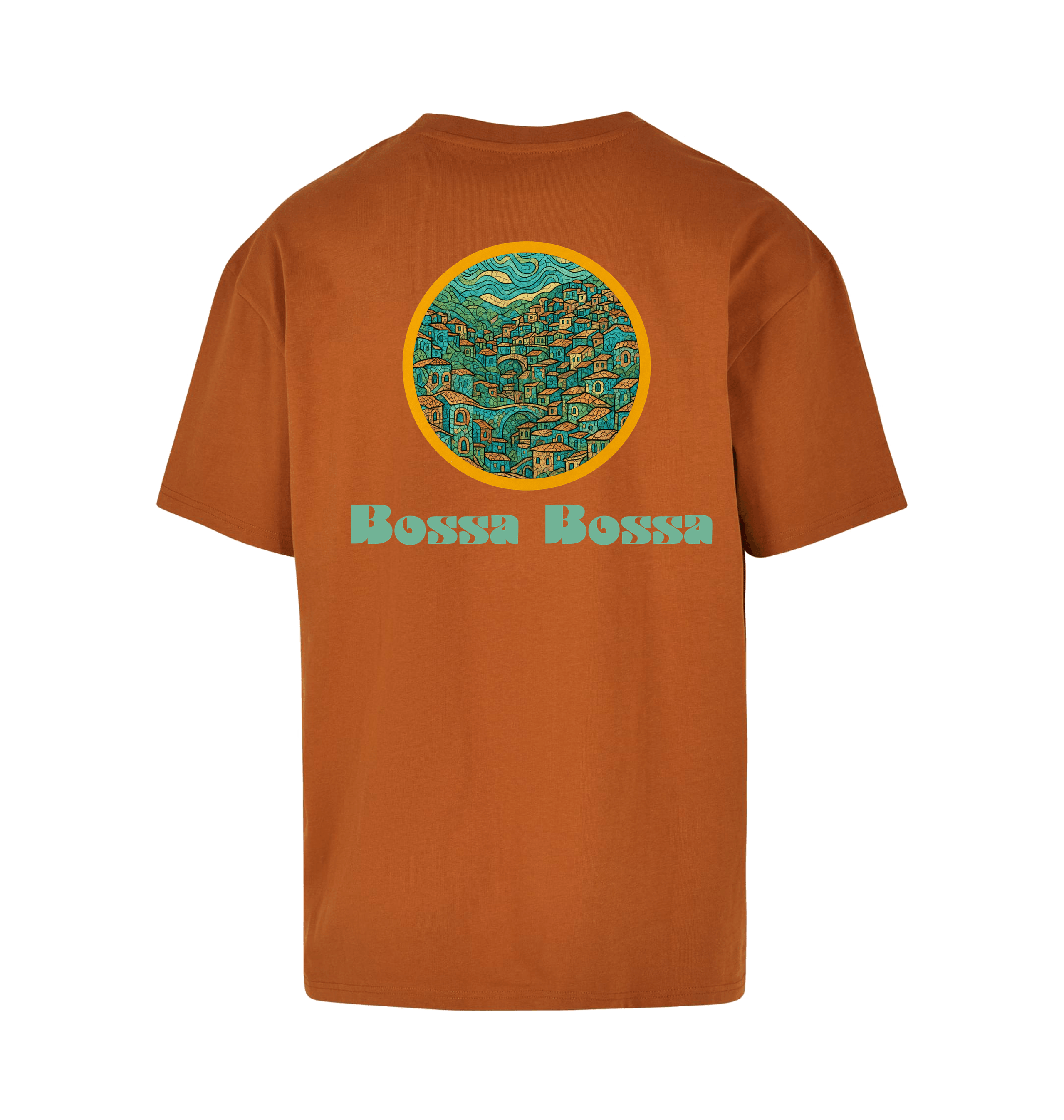 Crate Classics Bossa Bossa Tshirt in Orange-Crate Classics-Essential Republik