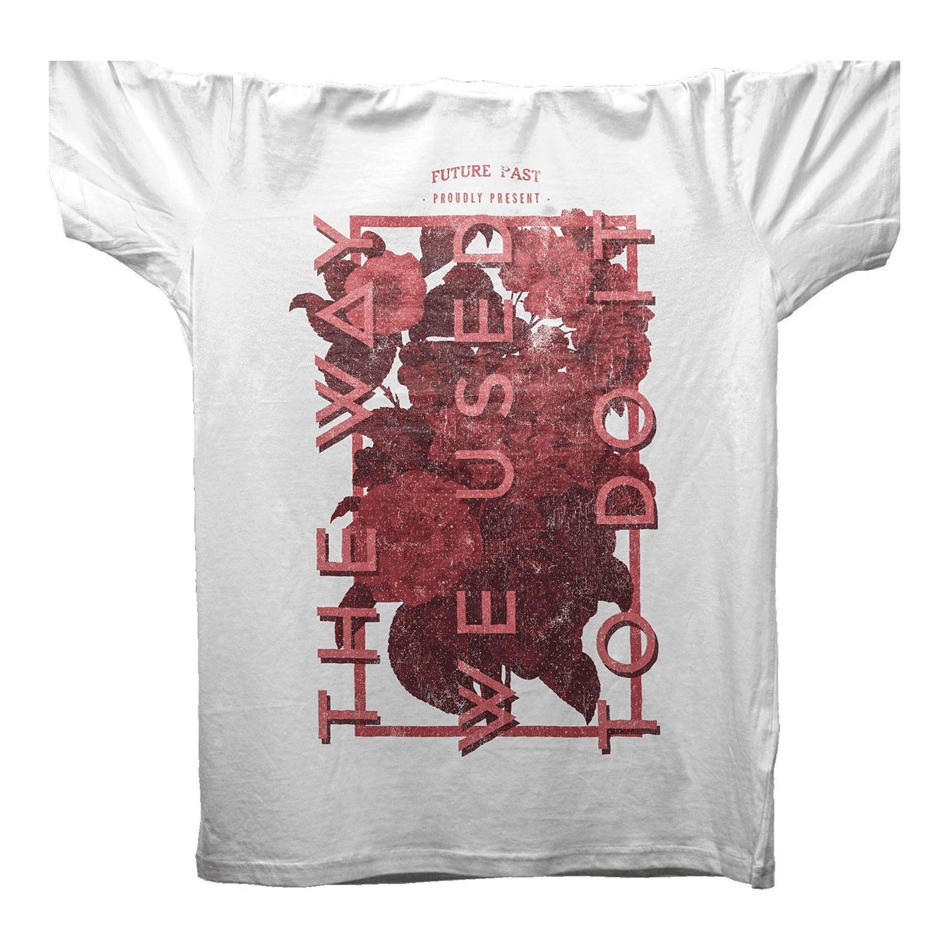 The Way We Used To Do It T-Shirt / White-Robot Rave-Essential Republik