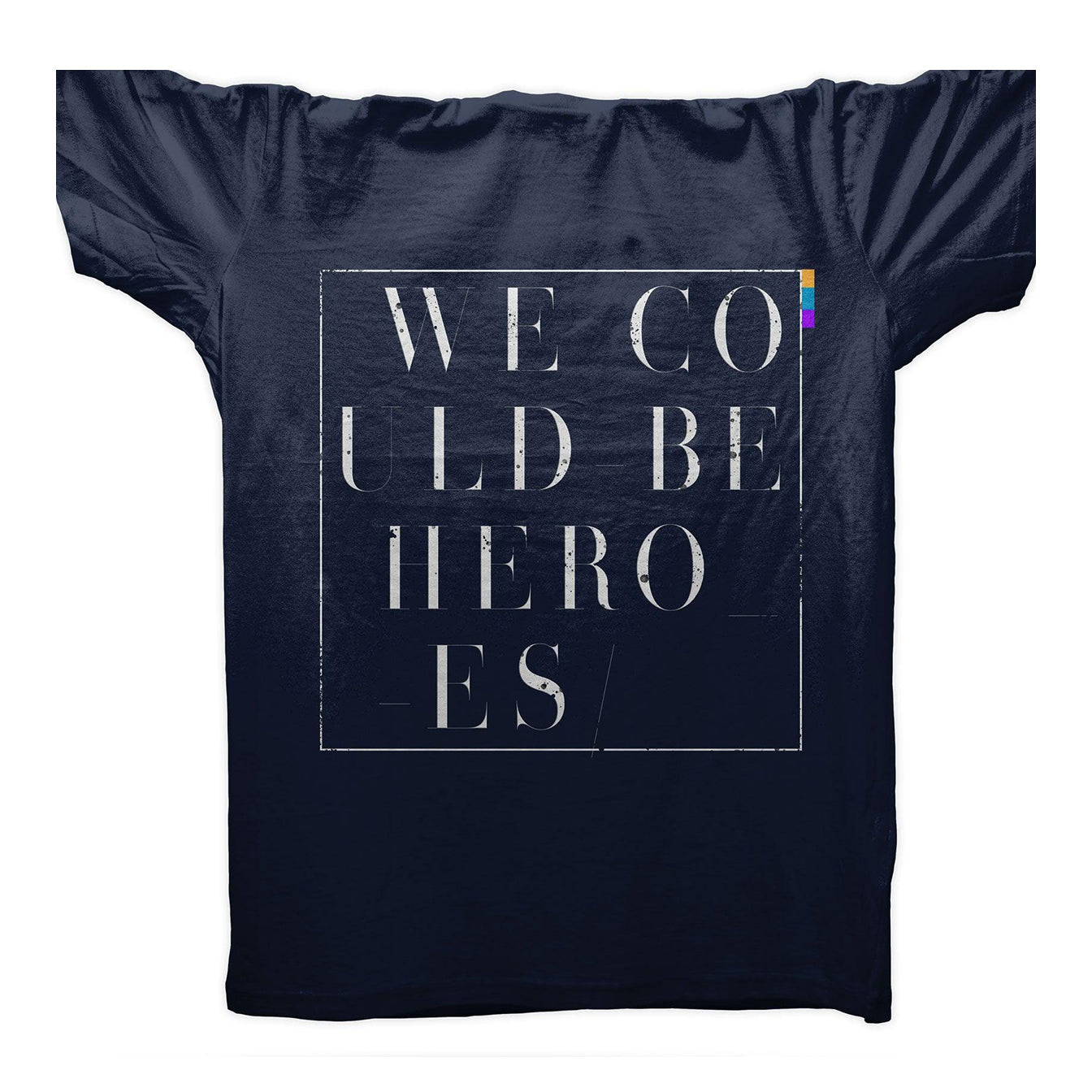We Could Be Heroes T-Shirt / Navy-Robot Rave-Essential Republik