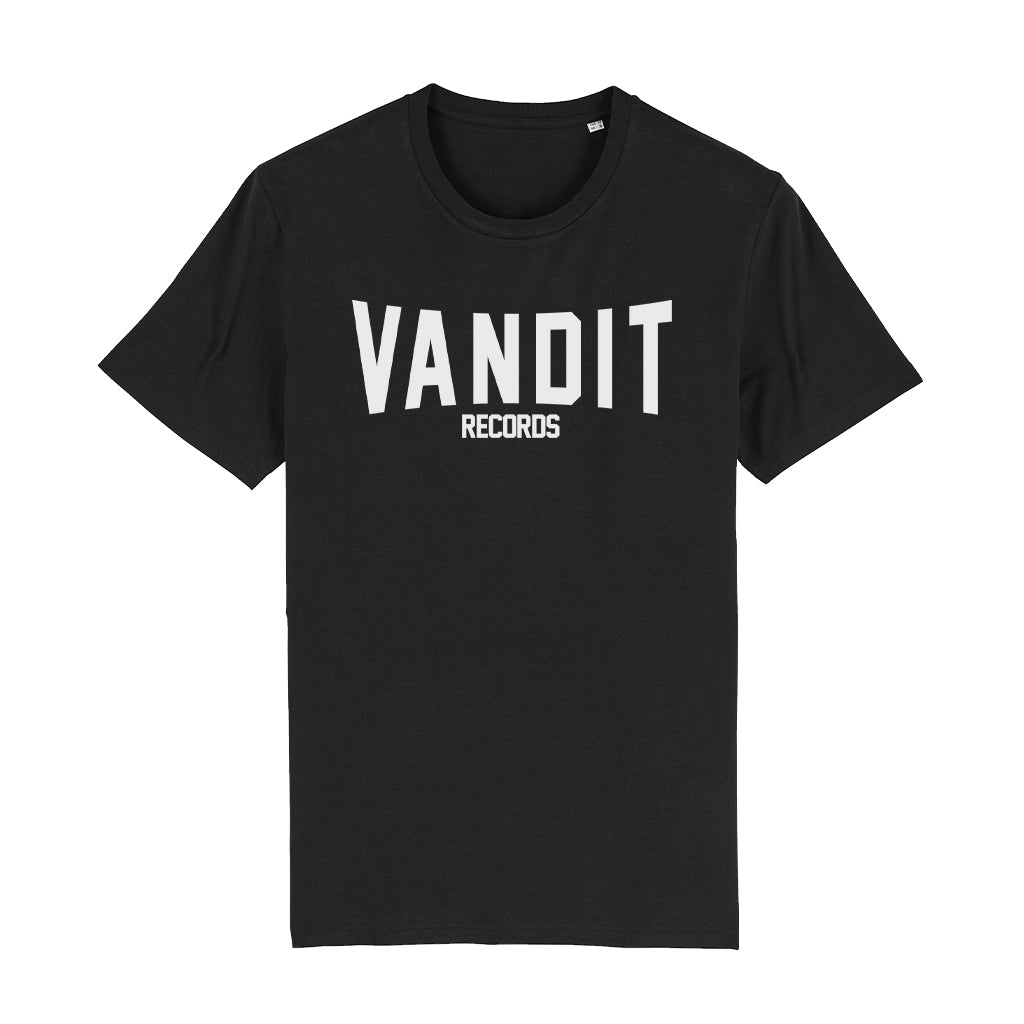 VANDIT Records Warped Text Unisex Organic T-Shirt-Paul van Dyk-Essential Republik