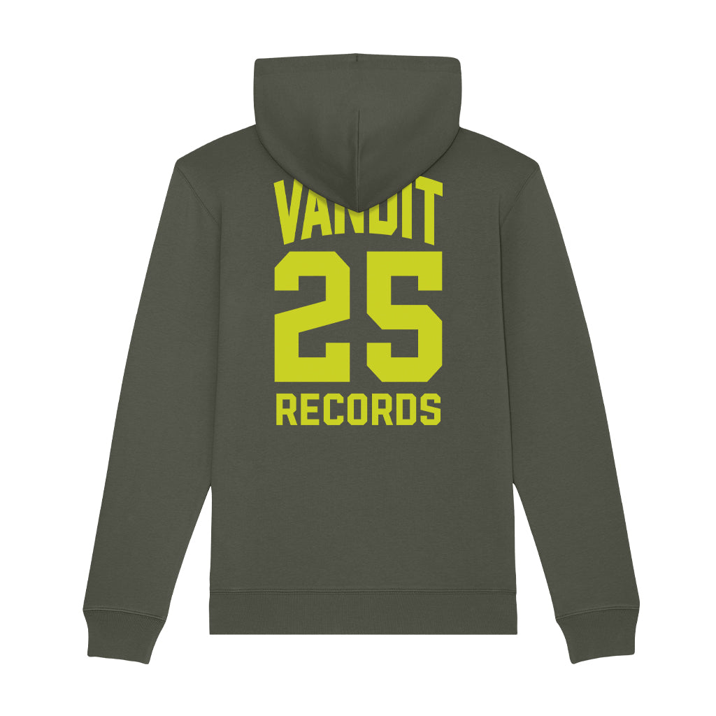 VANDIT Records 25 Years Front And Back Print Unisex Cruiser Iconic Hoodie-Paul van Dyk-Essential Republik