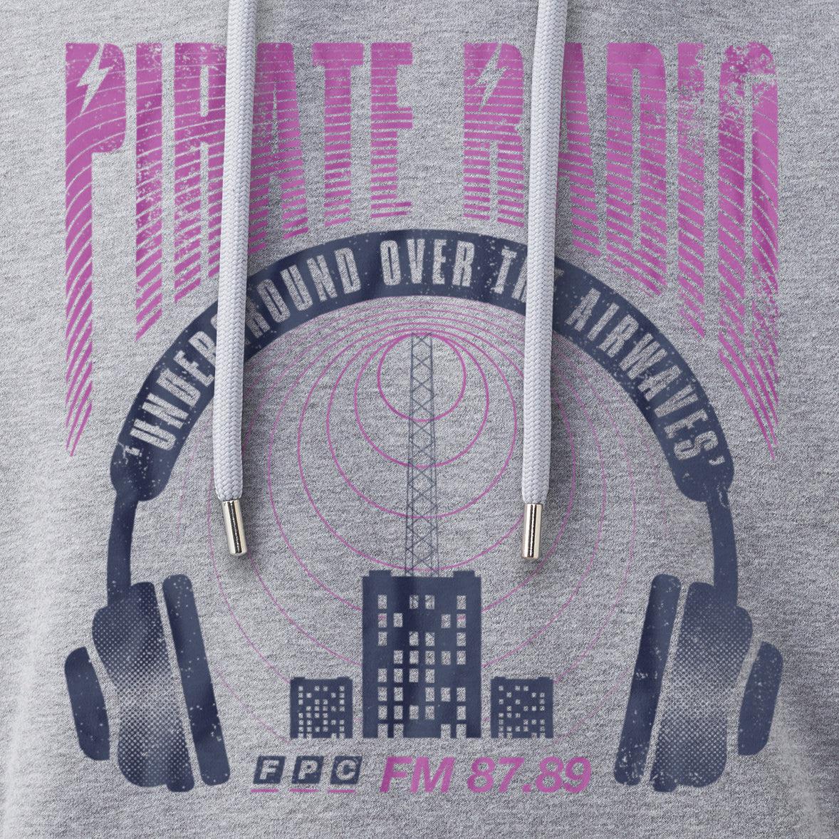 Pirate Radio Heavyweight Hoodie-Future Past-Essential Republik