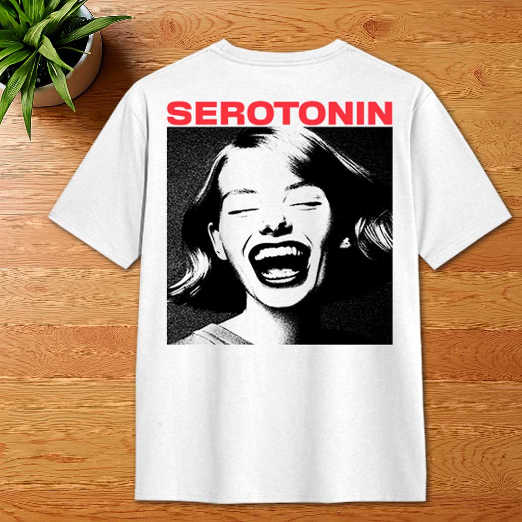 Joris Voorn Serotonin print oversized t shirt in white-Essential Republik-Essential Republik
