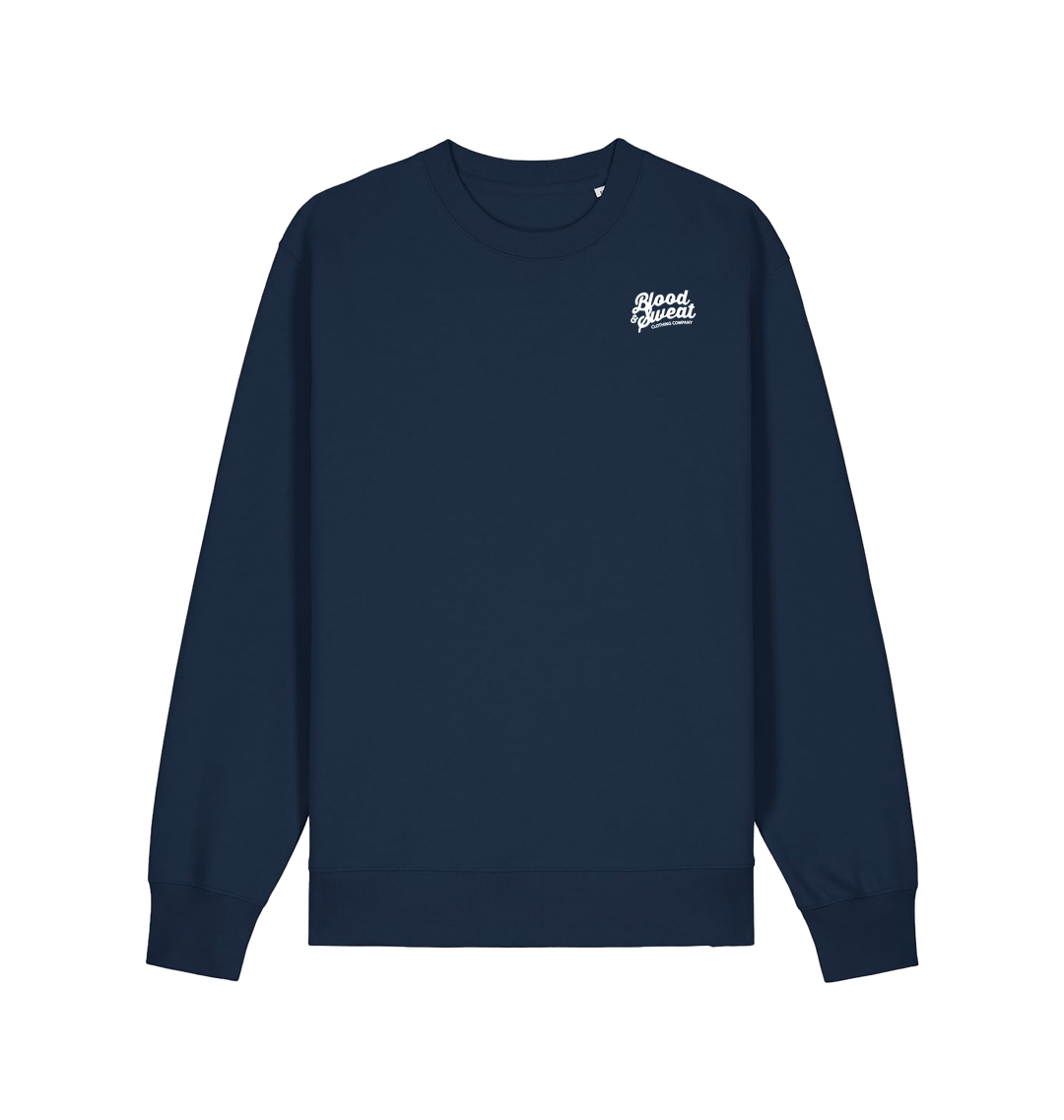 Blood & Sweat Leftfield Front & Back Print Unisex Crew Neck Sweatshirt-Essential Republik-Essential Republik