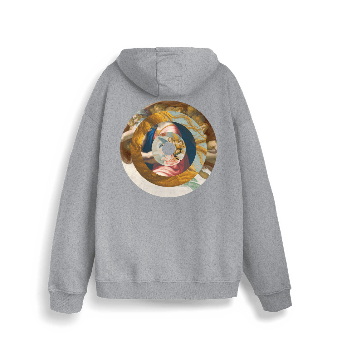 Heather Grey Printed Sweater