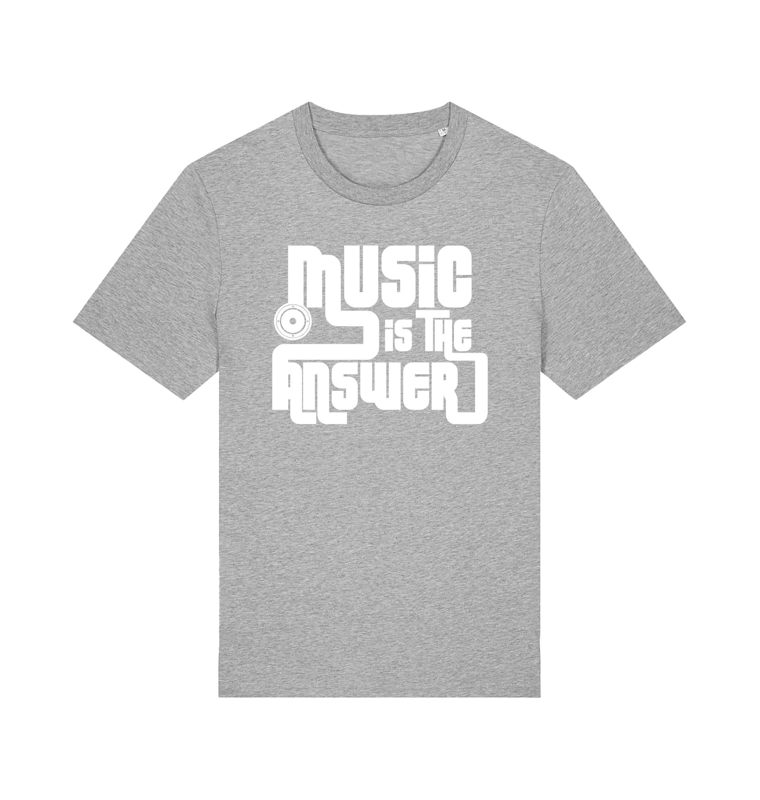Danny Tenaglia Music Is The Answer Speaker White Print Men's Organic T Shirt-Essential Republik-Essential Republik