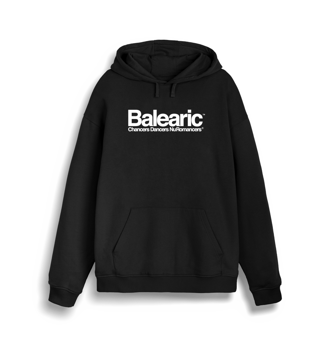 Blood & Sweat White Balearic Print Unisex Hoodie-Essential Republik-Essential Republik