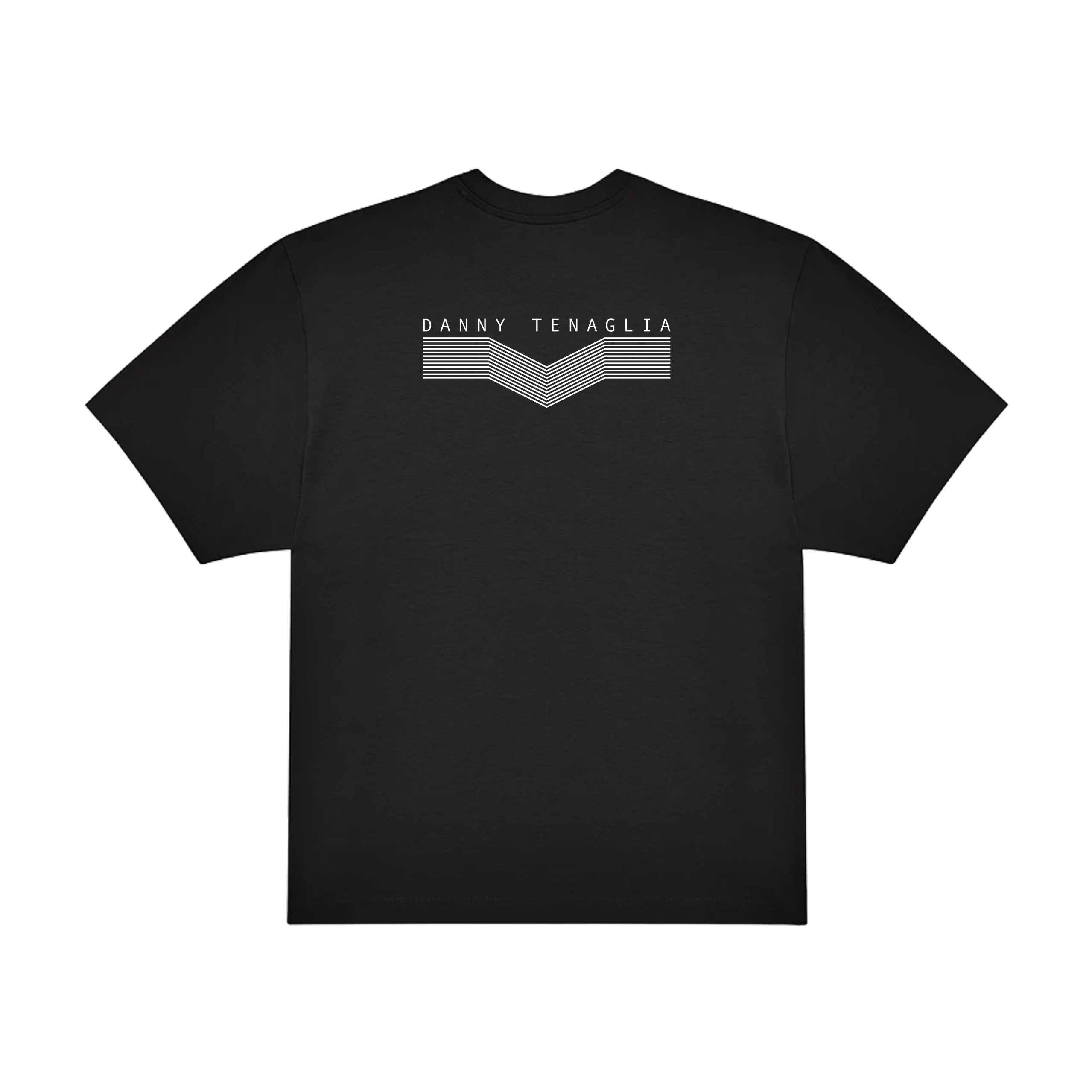 Danny Tenaglia STAX Stacked Logo Front And Back Print Unisex Oversized Black T Shirt-Essential Republik-Essential Republik