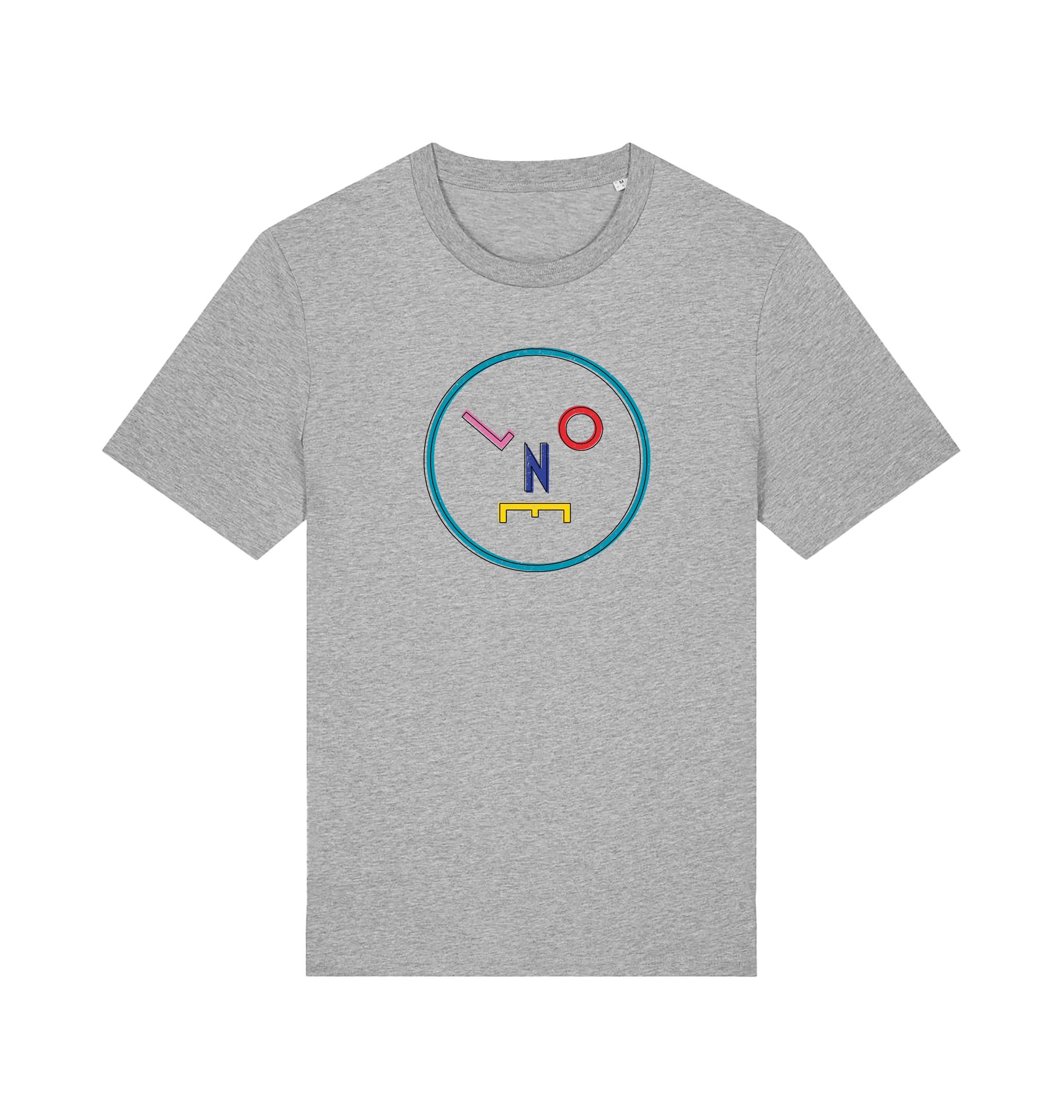 LNOE Colours t shirt in grey-LNOE-Essential Republik