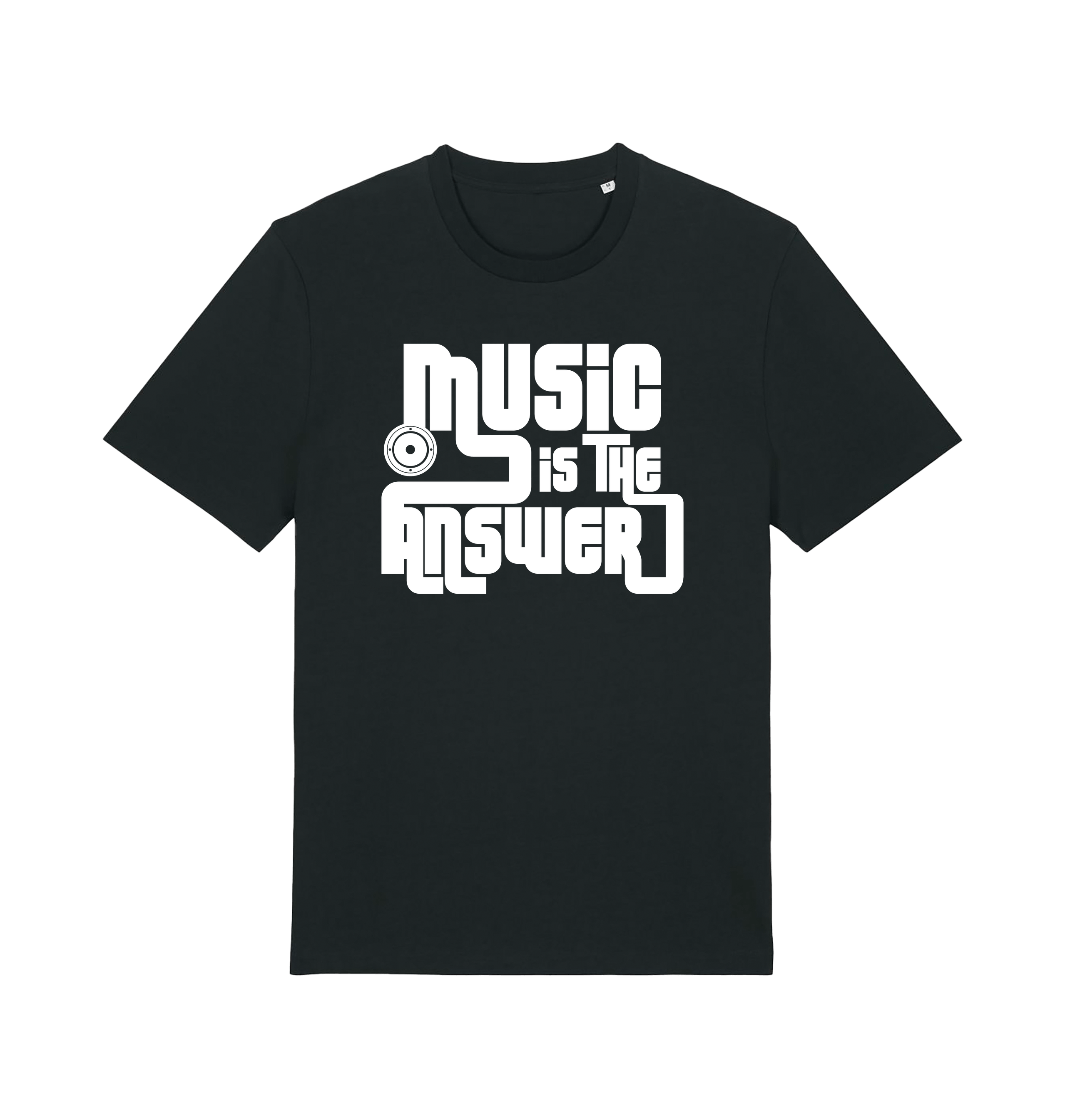 Danny Tenaglia Music Is The Answer Speaker White Print Men's Organic T Shirt-Essential Republik-Essential Republik