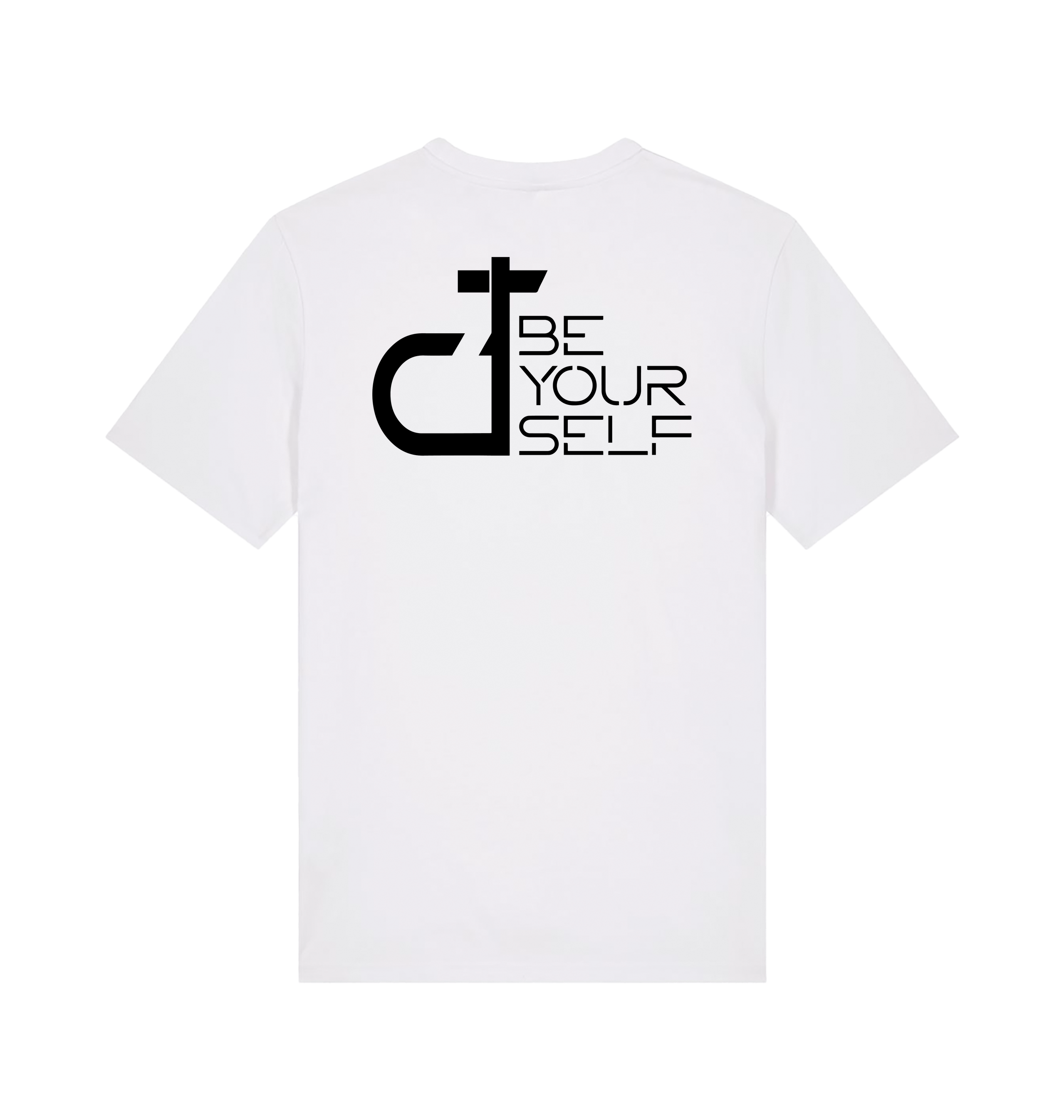 Danny Tenaglia DT Be Yourself Logo Front And Back Print Men's Organic T Shirt-Essential Republik-Essential Republik