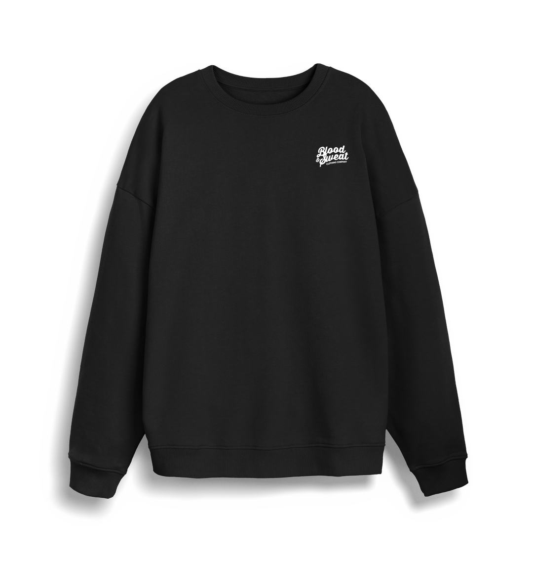 Blood & Sweat Leftfield Front & Back Print Unisex Crew Neck Sweatshirt-Essential Republik-Essential Republik