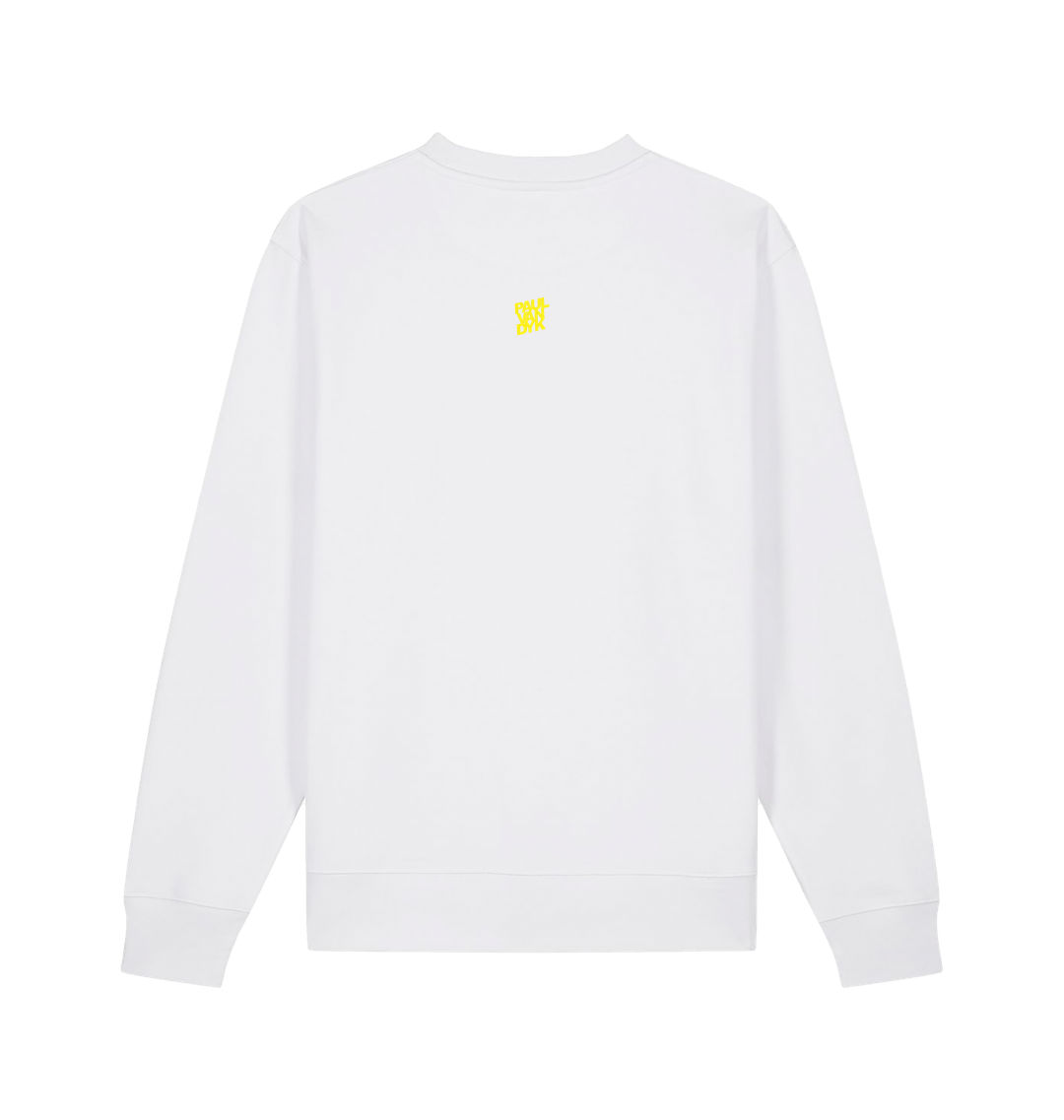 White Printed Sweater