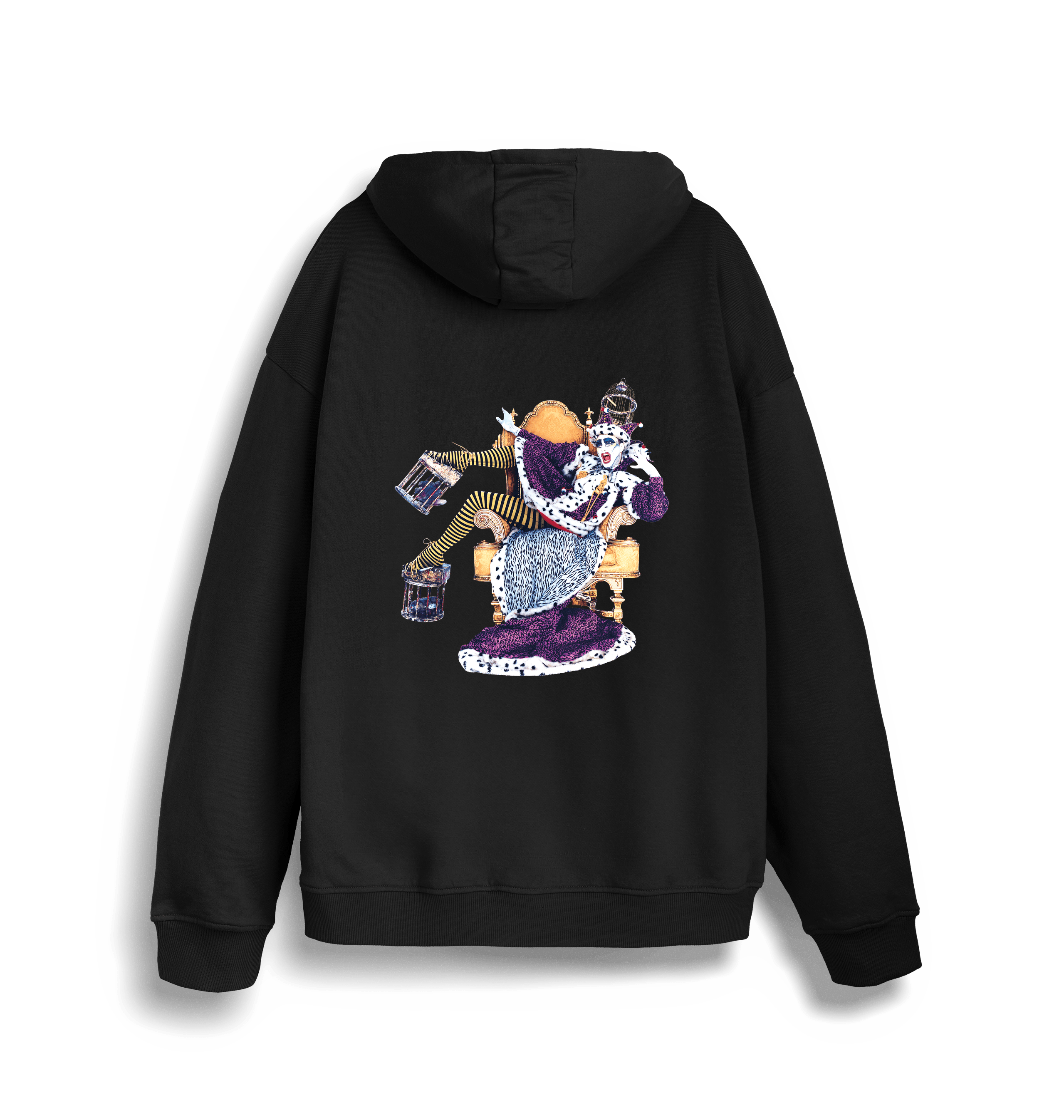 Black Printed Sweater