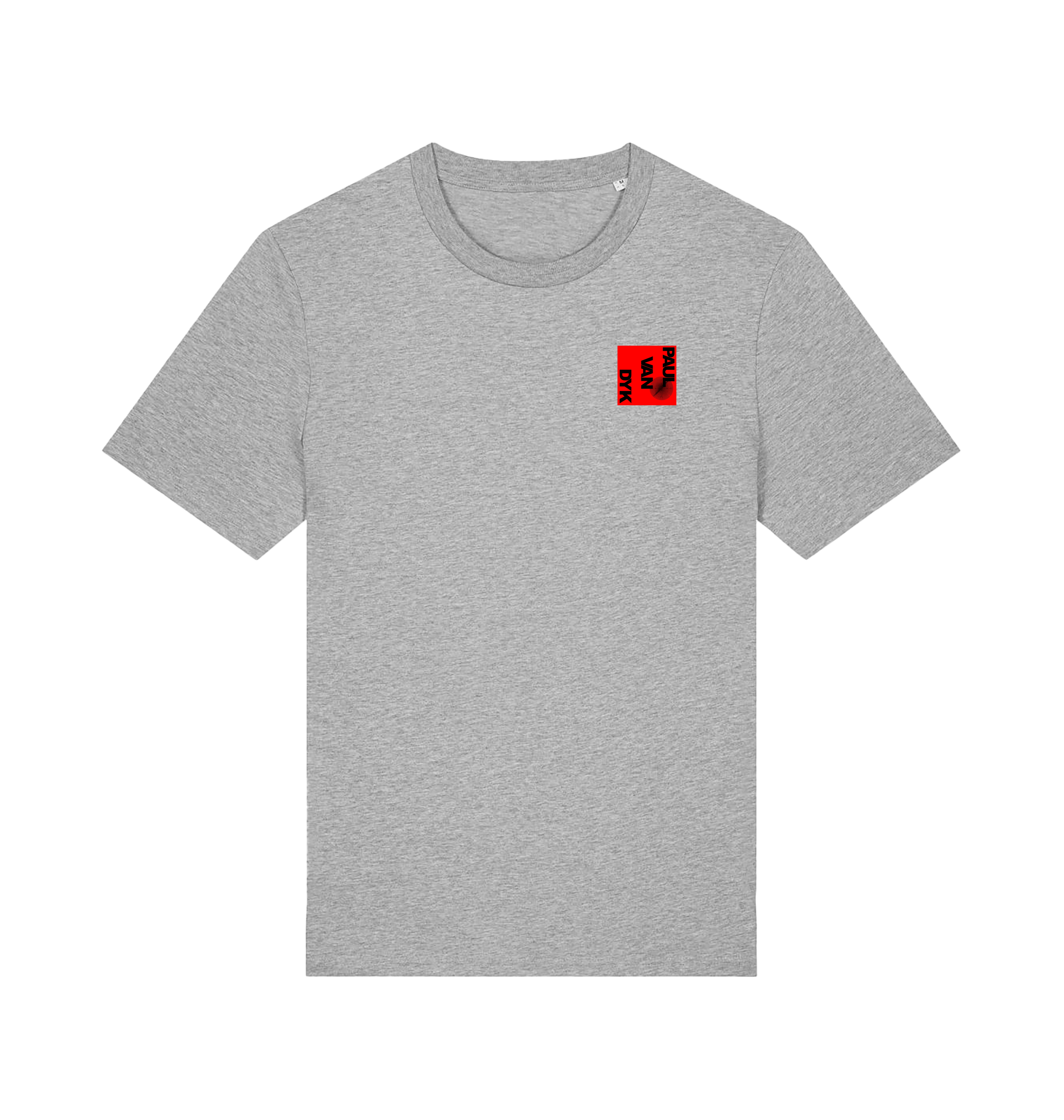 Heather Grey Printed T-shirt Front