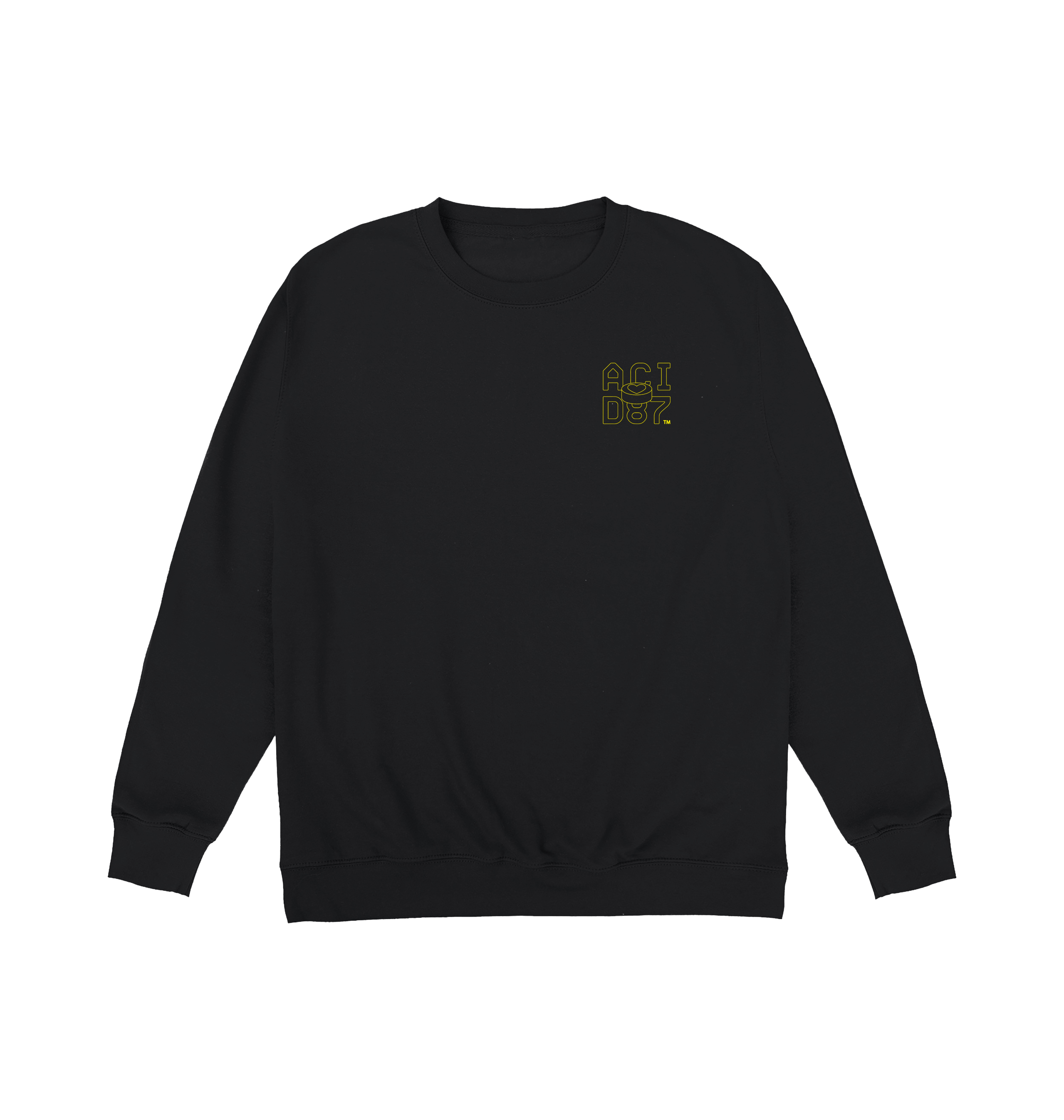 Acid87 Mouse Logo Print Unisex Sweatshirt-Essential Republik-Essential Republik