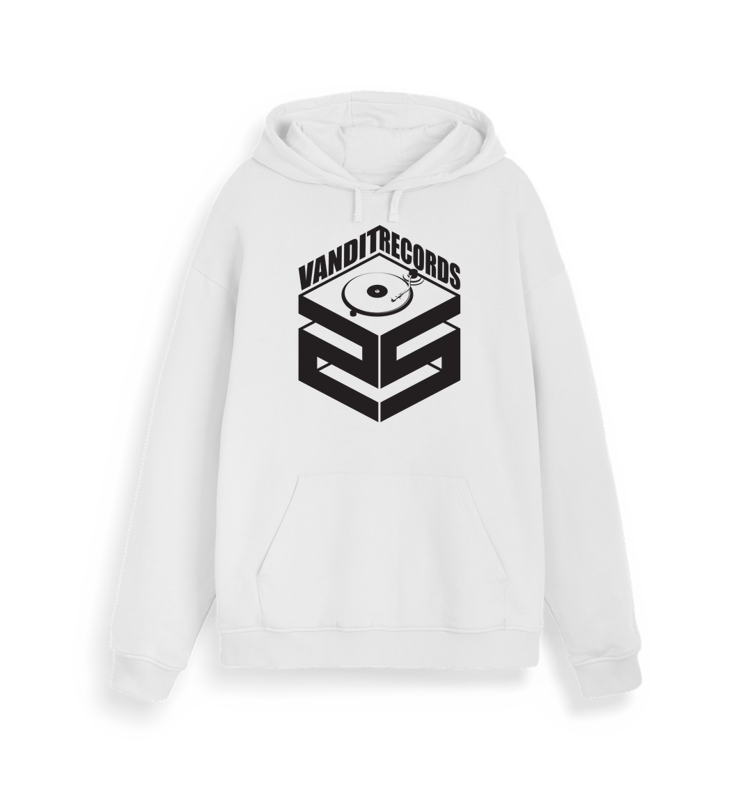 VANDIT Records 25 Years Turntable Unisex Hoodie-Essential Republik-Essential Republik