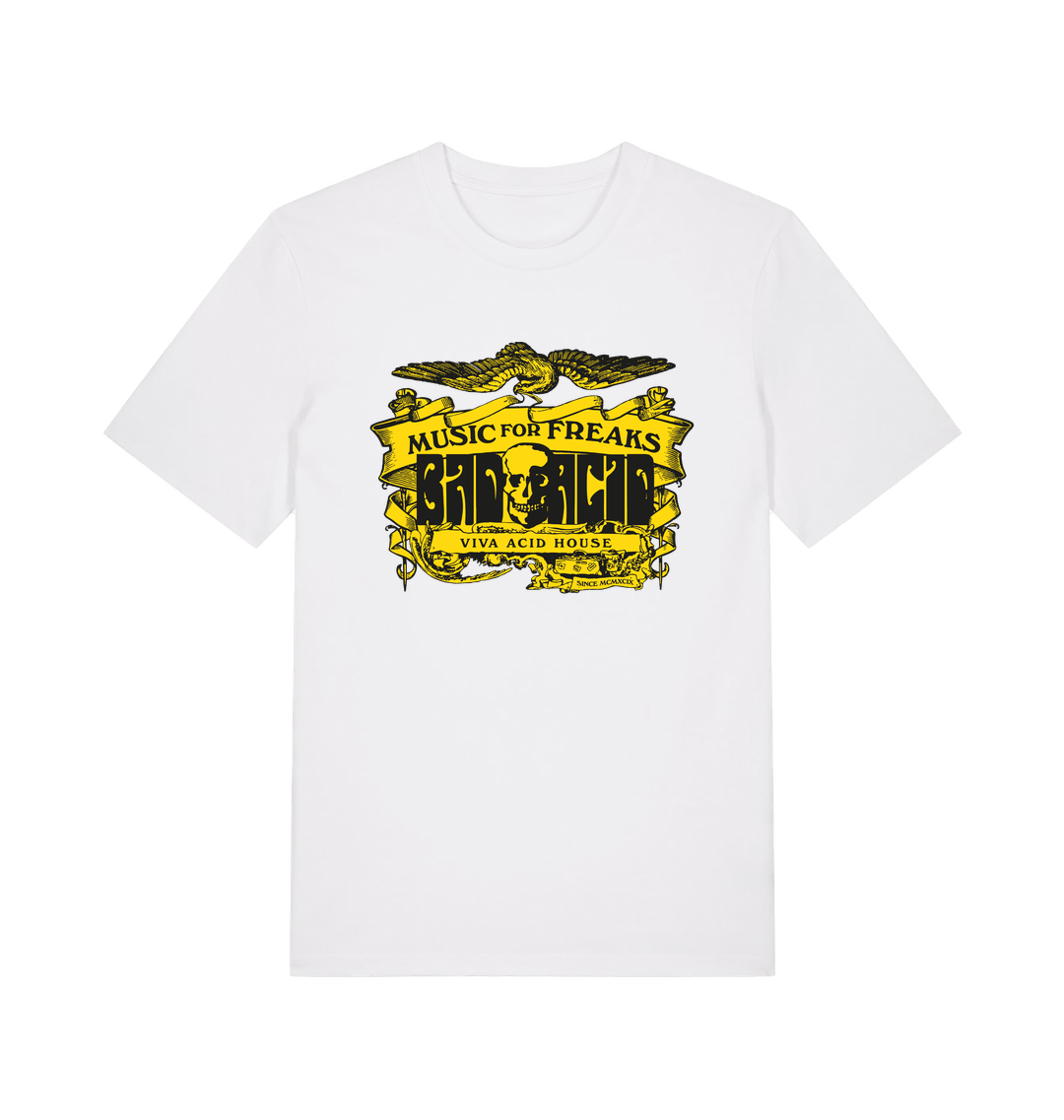 Music For Freaks Bad Acid Unisex Organic T Shirt-Essential Republik-Essential Republik