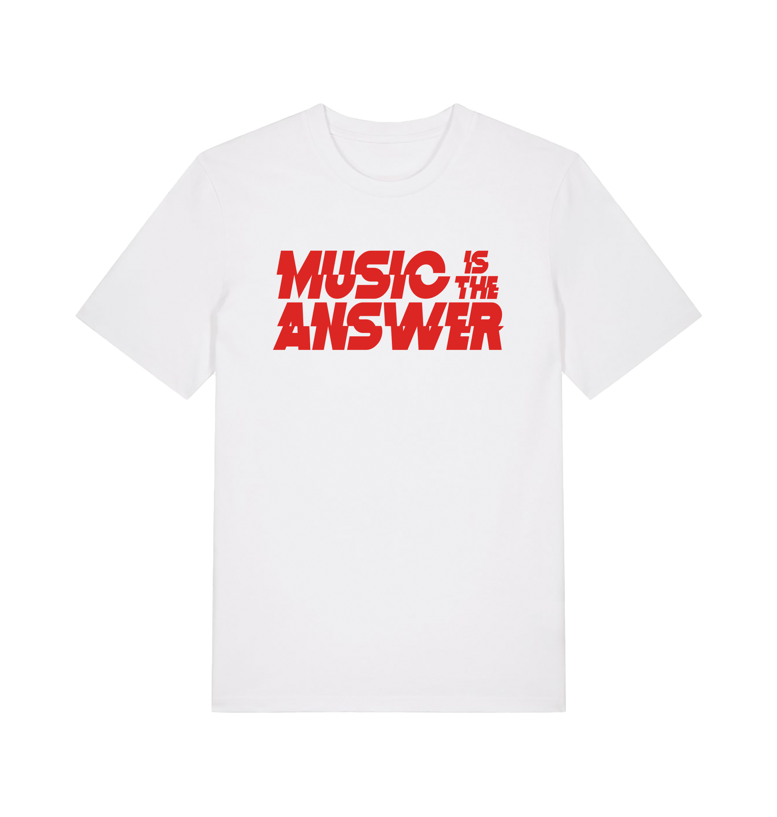 Danny Tenaglia Music Is The Answer Sliced Print Men's Organic White T Shirt-Essential Republik-Essential Republik