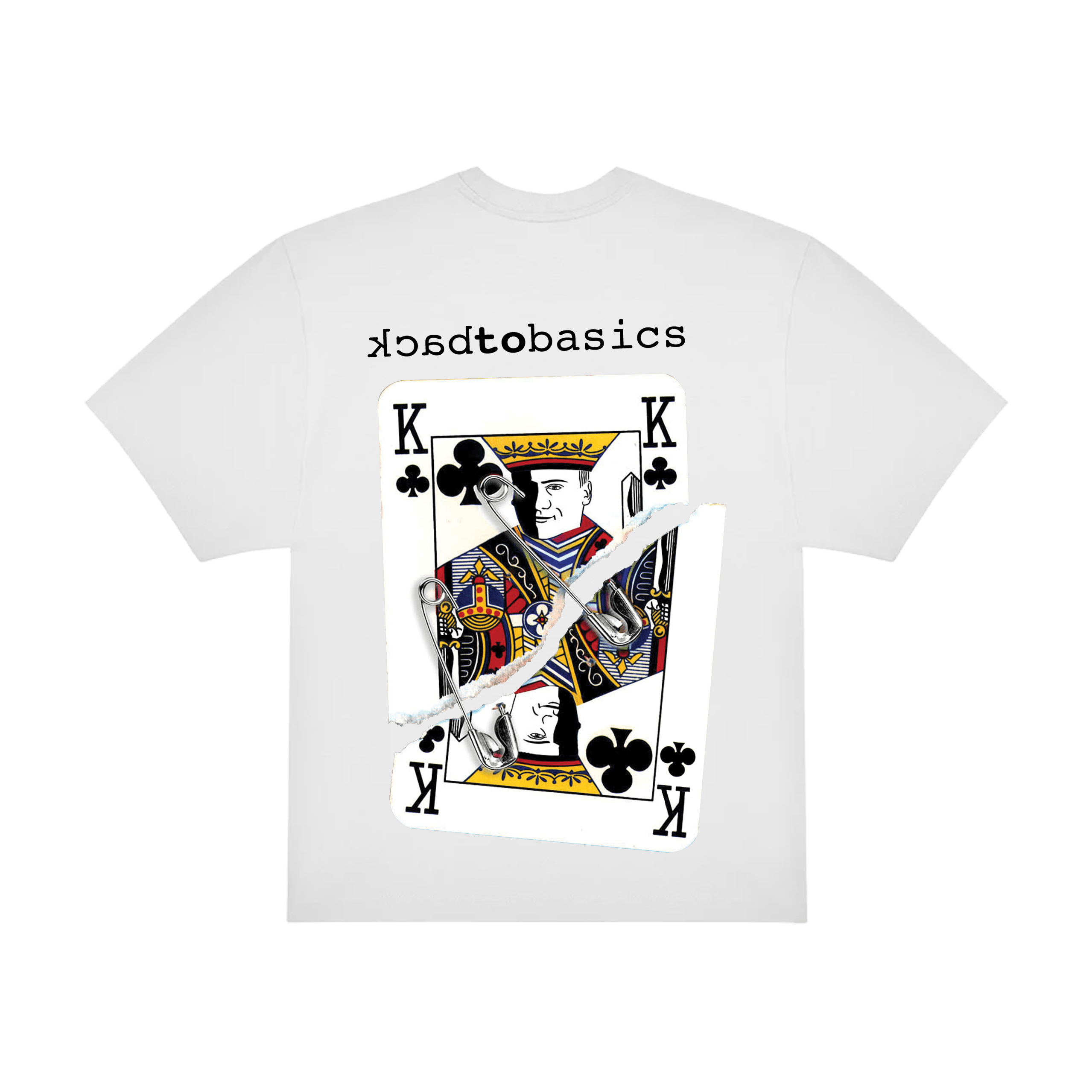 Danny Tenaglia Back To Basics King Of Clubs Oversized Unisex White T Shirt-Essential Republik-Essential Republik