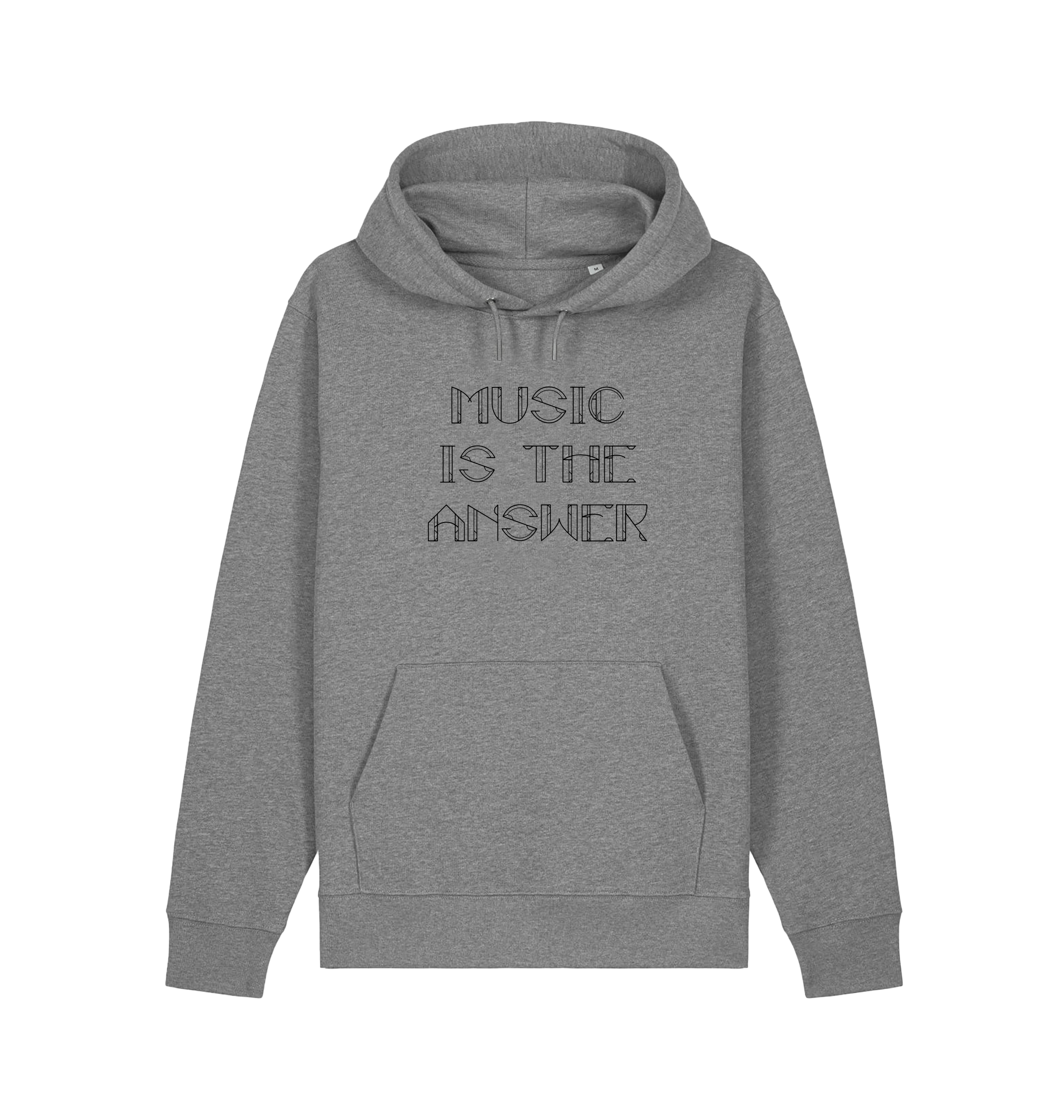 Danny Tenaglia Music Is The Answer Front Black Print Unisex Hoodie-Essential Republik-Essential Republik