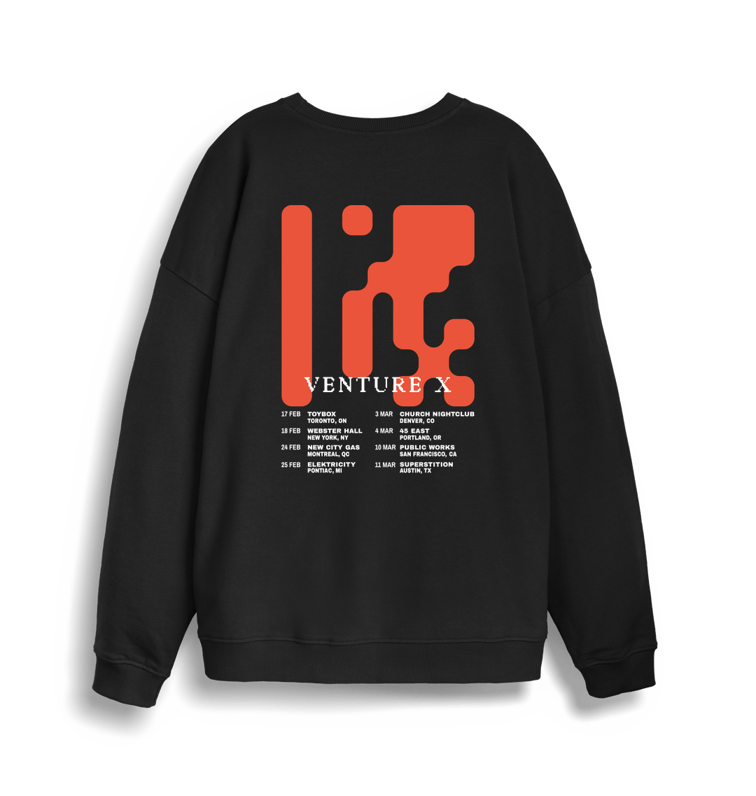 Black Printed Sweater