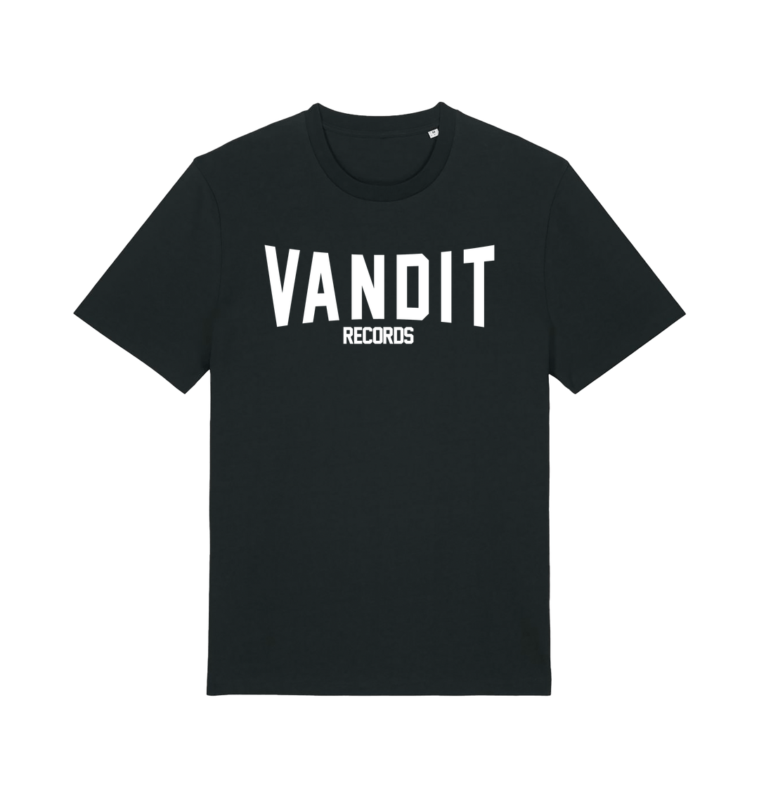 VANDIT Records Warped Print Unisex Organic T Shirt-Essential Republik-Essential Republik