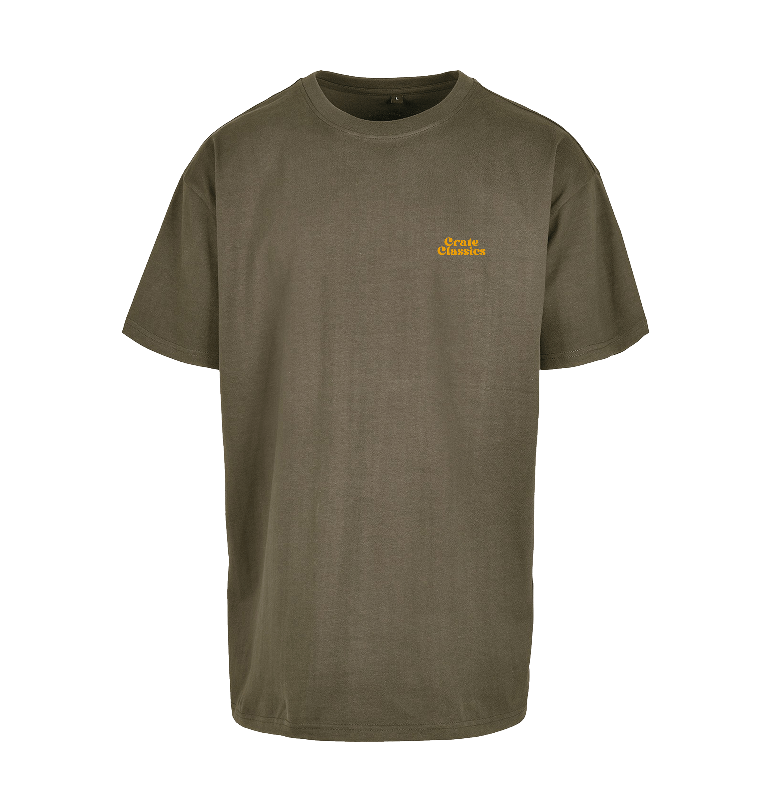 Crate Classic Don't Give Up t shirt in olive-Crate Classics-Essential Republik