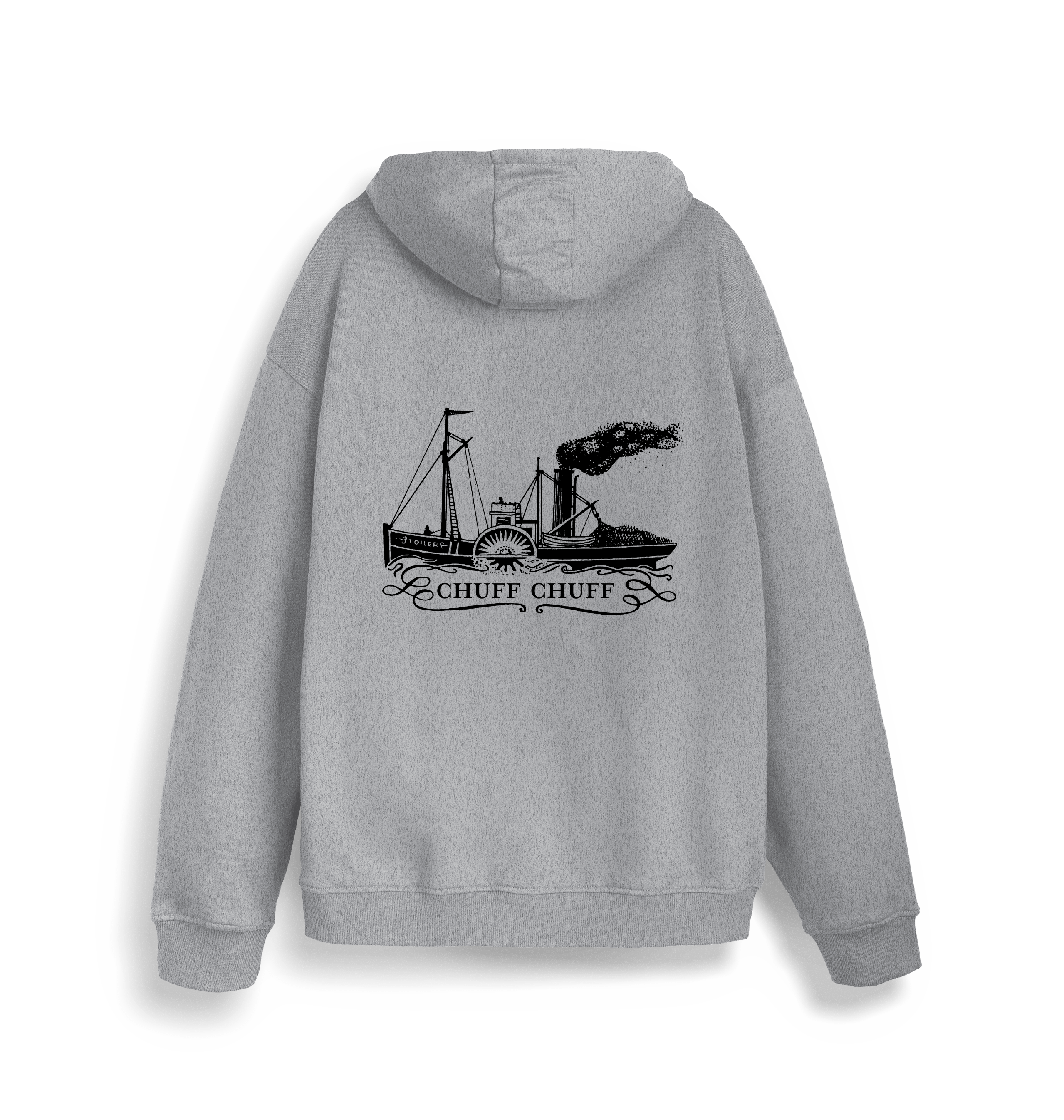 Heather Grey Printed Sweater