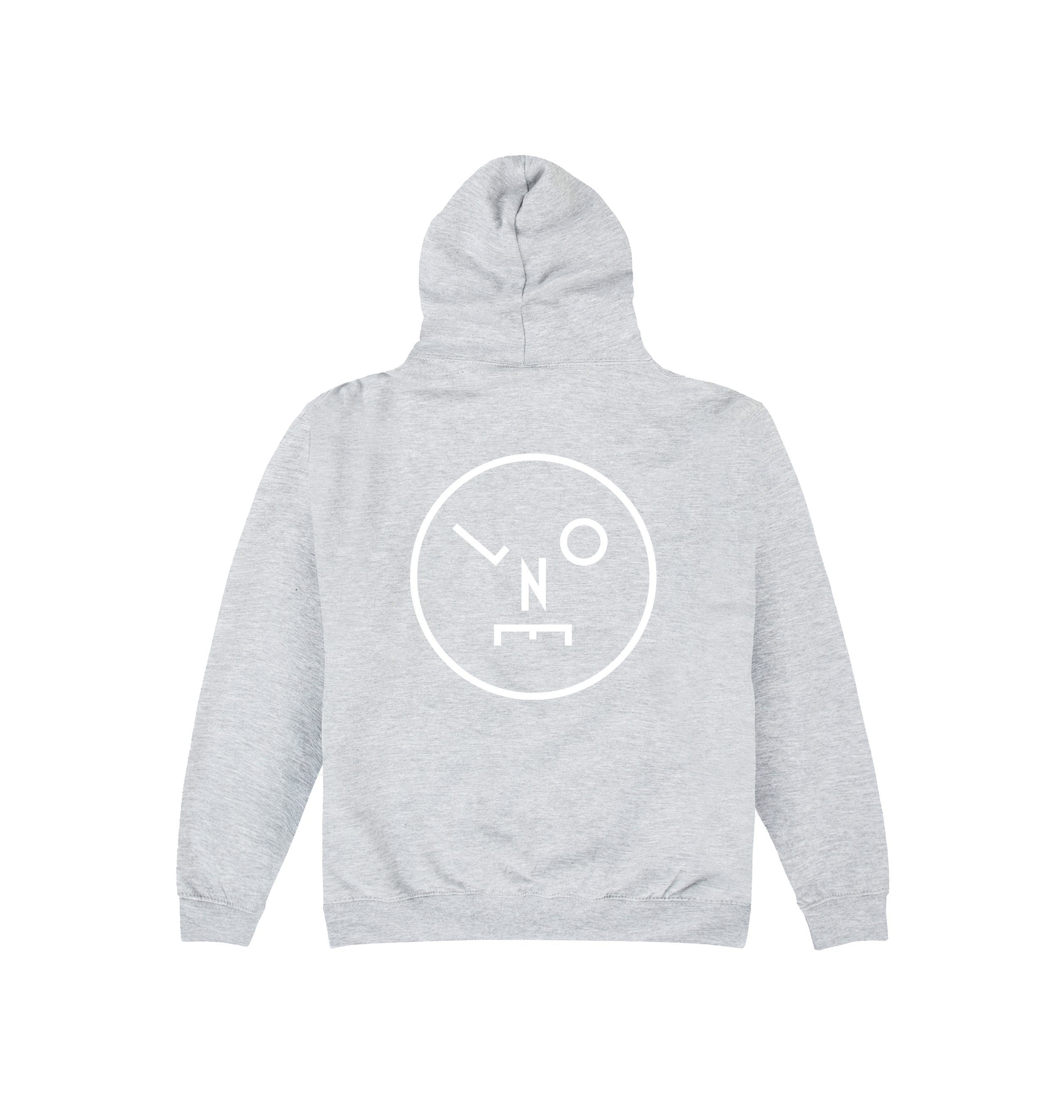 LNOE Logo Front And Back Print Unisex Hoodie-Essential Republik-Essential Republik
