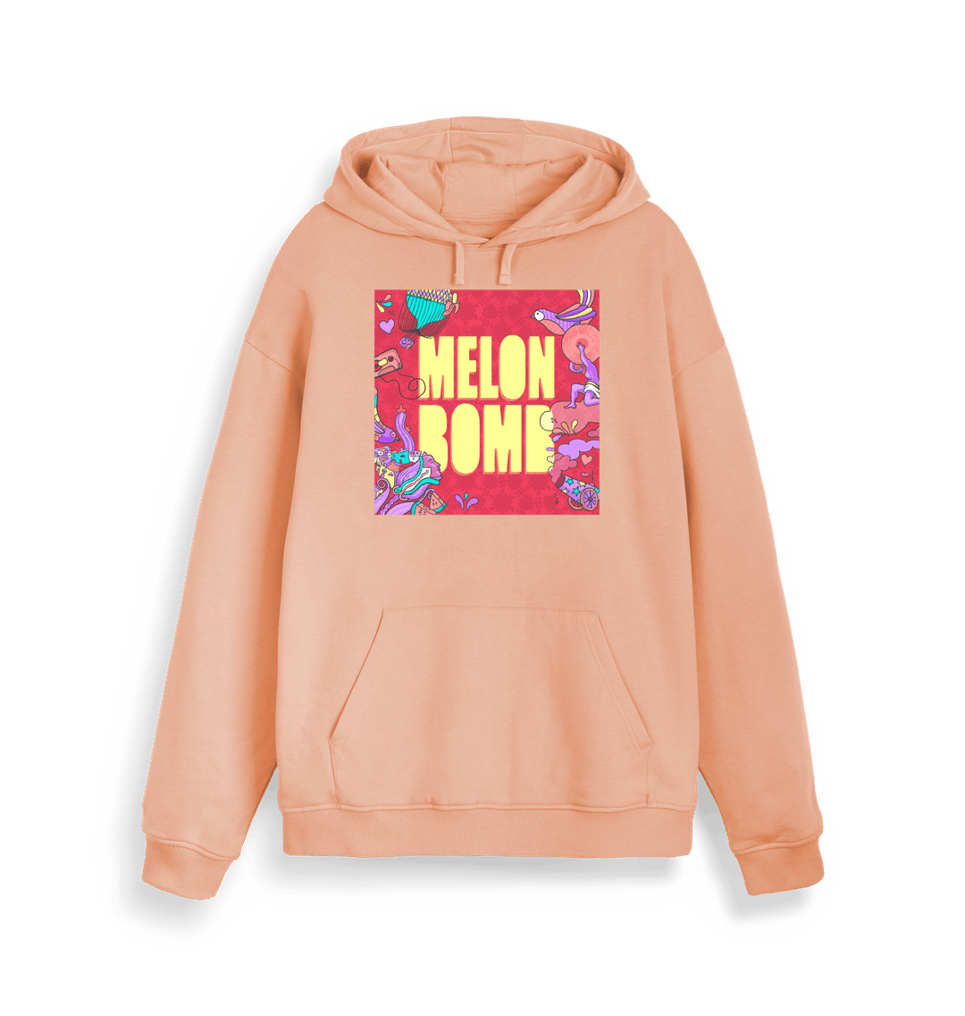 Melon Bomb Fiesta Logo Print Unisex Hoodie-Essential Republik-Essential Republik