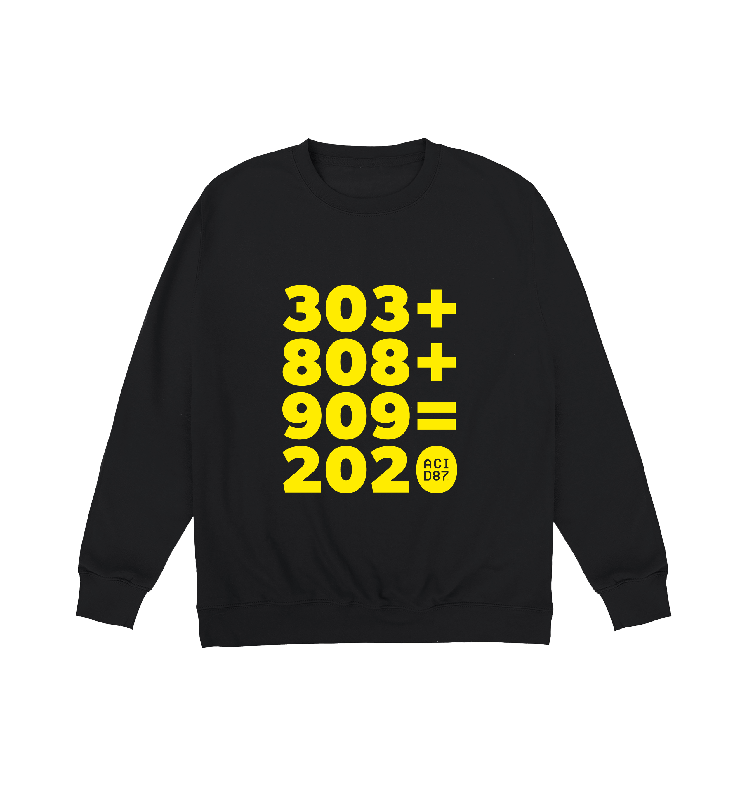 Acid87 303 + 808 + 909 = 2020 Unisex Sweatshirt-Essential Republik-Essential Republik