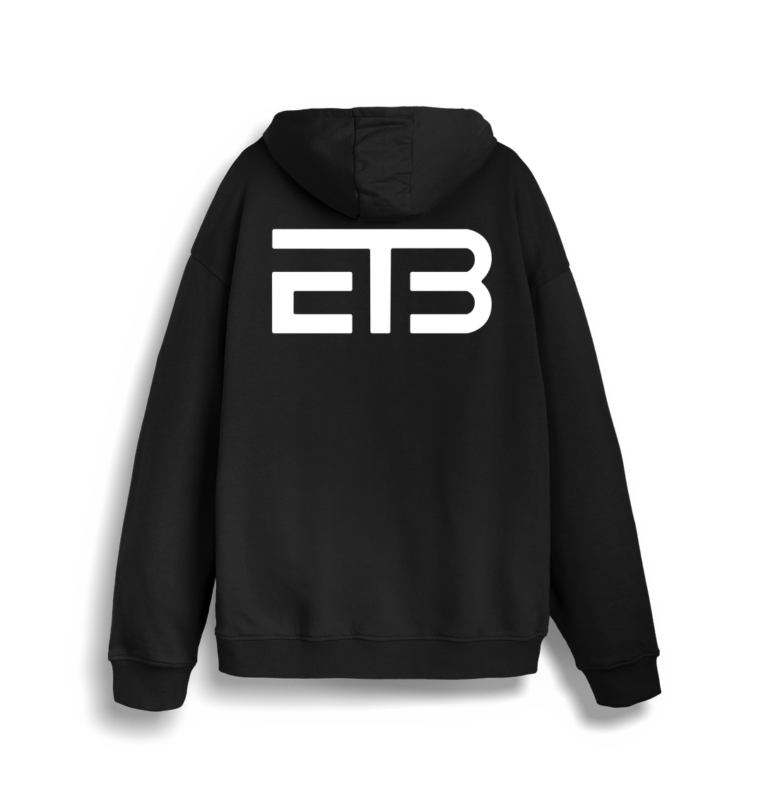 Black Printed Sweater