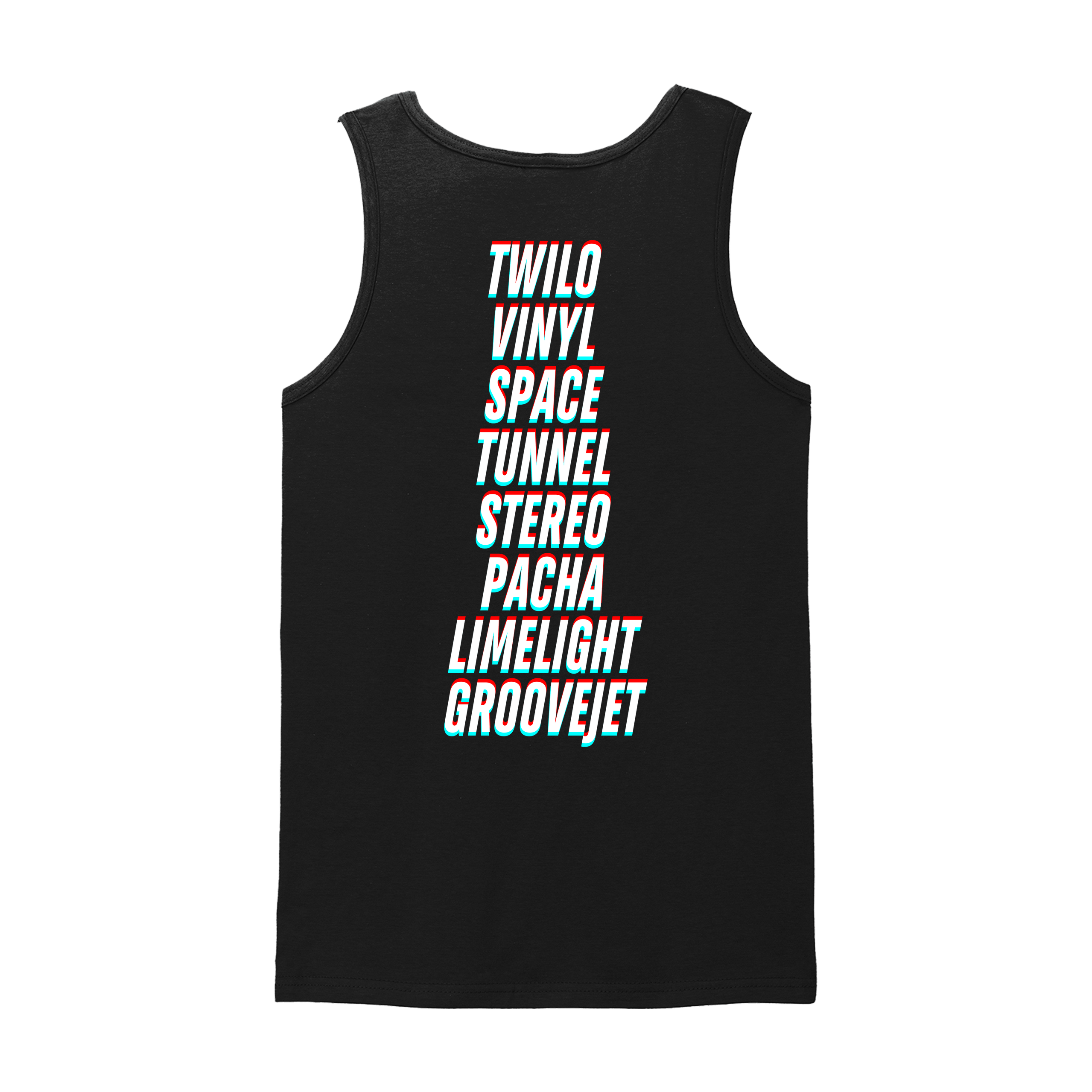 Danny Tenaglia Solo Black Tank Top-Essential Republik-Essential Republik