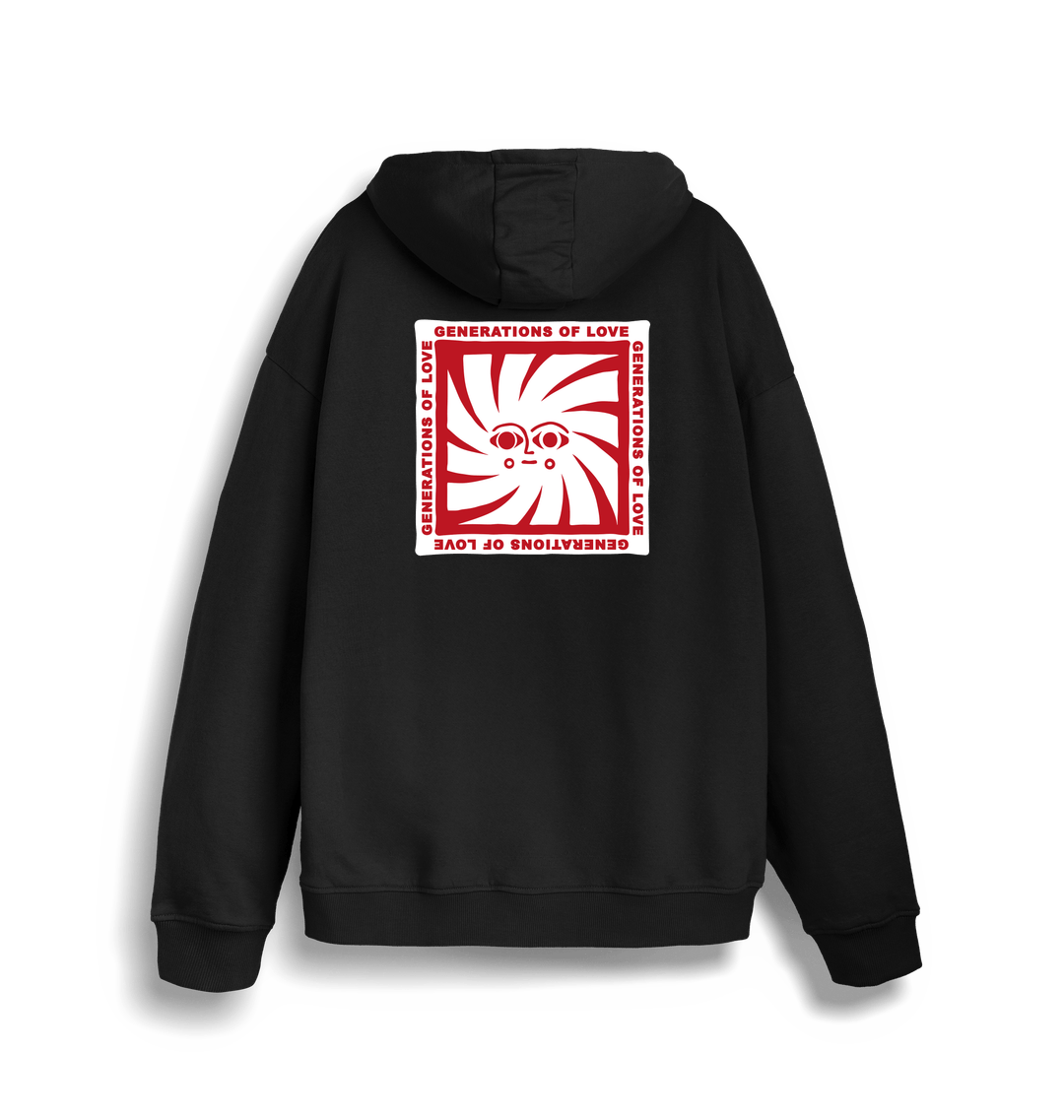 Black Printed Sweater