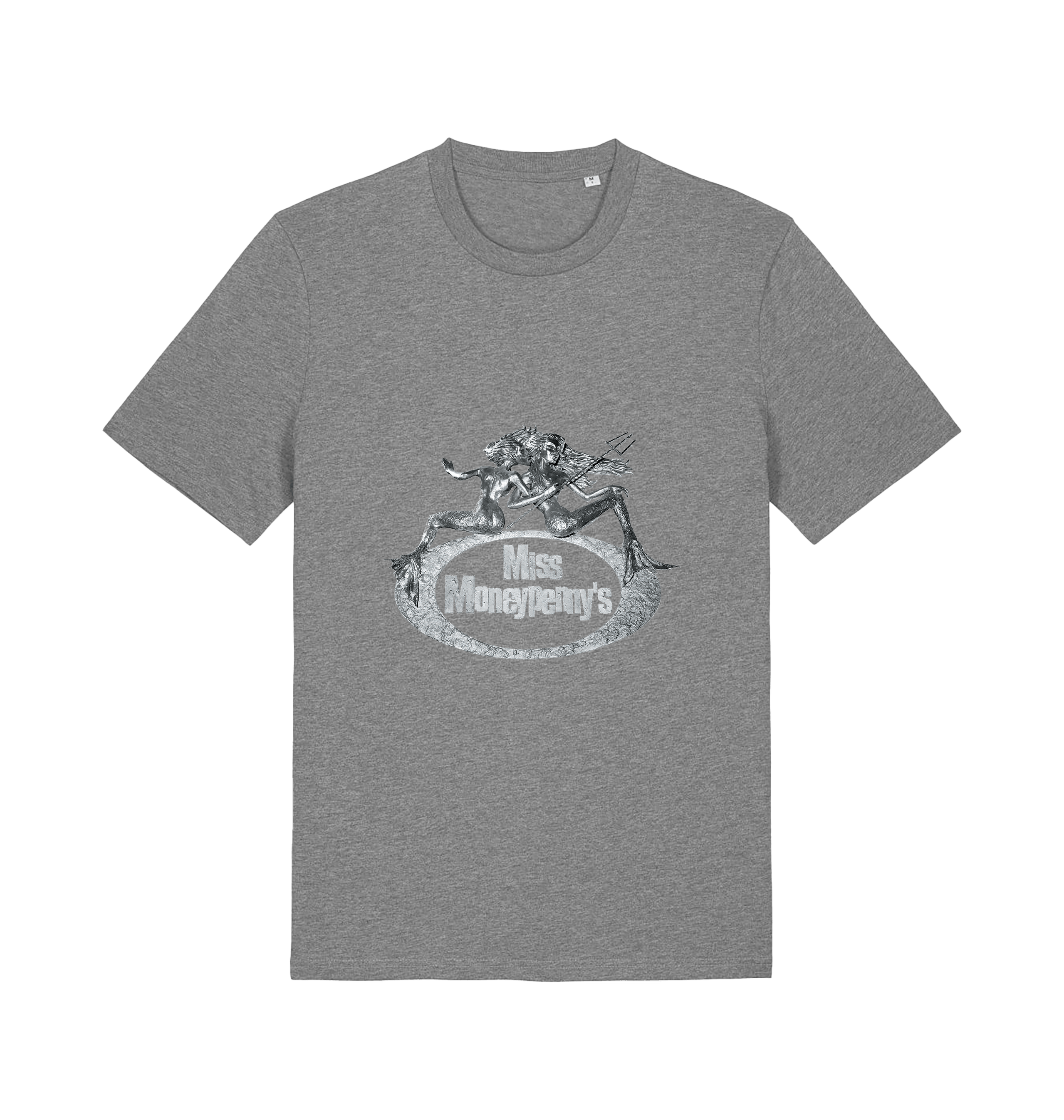Miss Moneypenny's Mermaid Logo Unisex Organic T Shirt-Essential Republik-Essential Republik