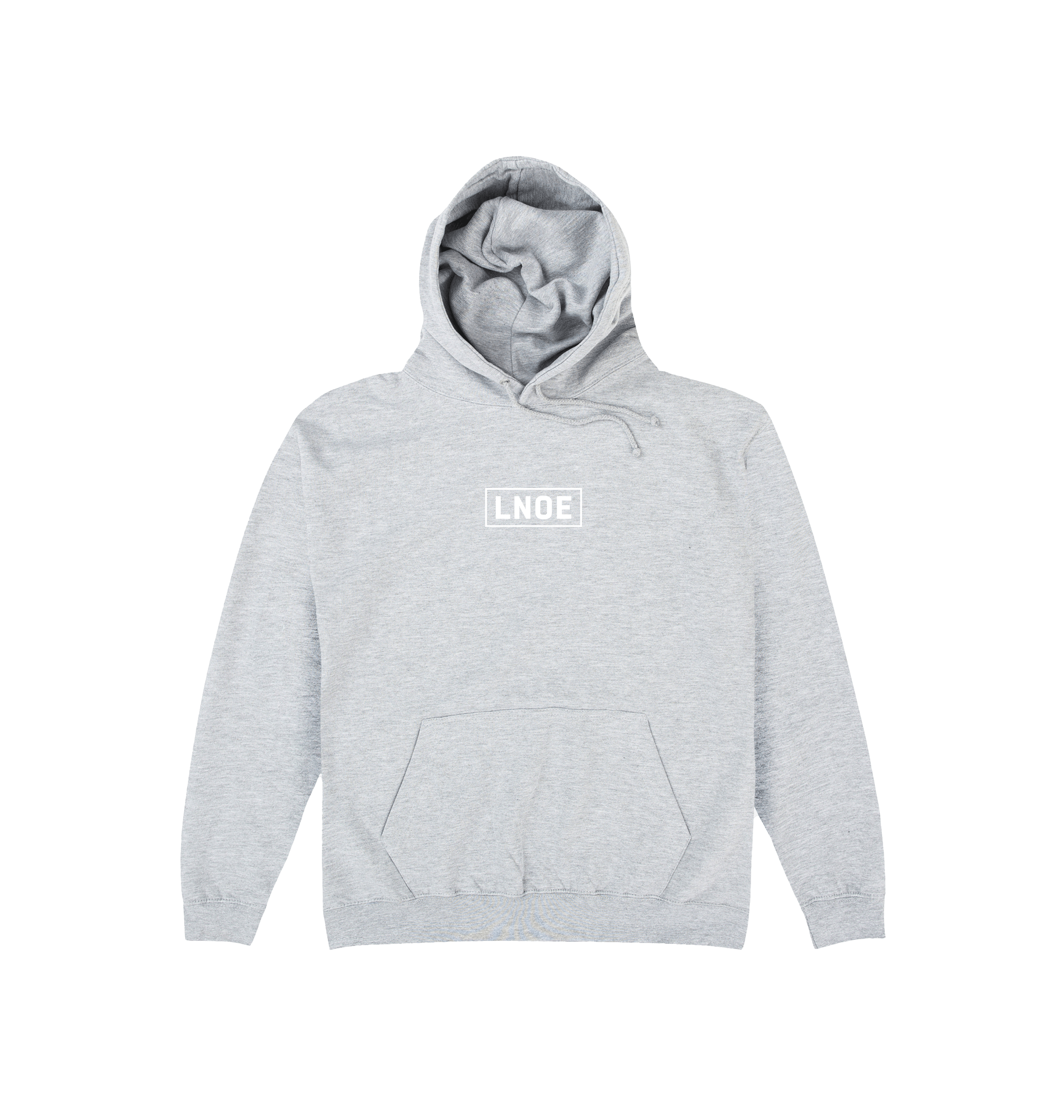LNOE Logo Front And Back Print Unisex Hoodie-Essential Republik-Essential Republik