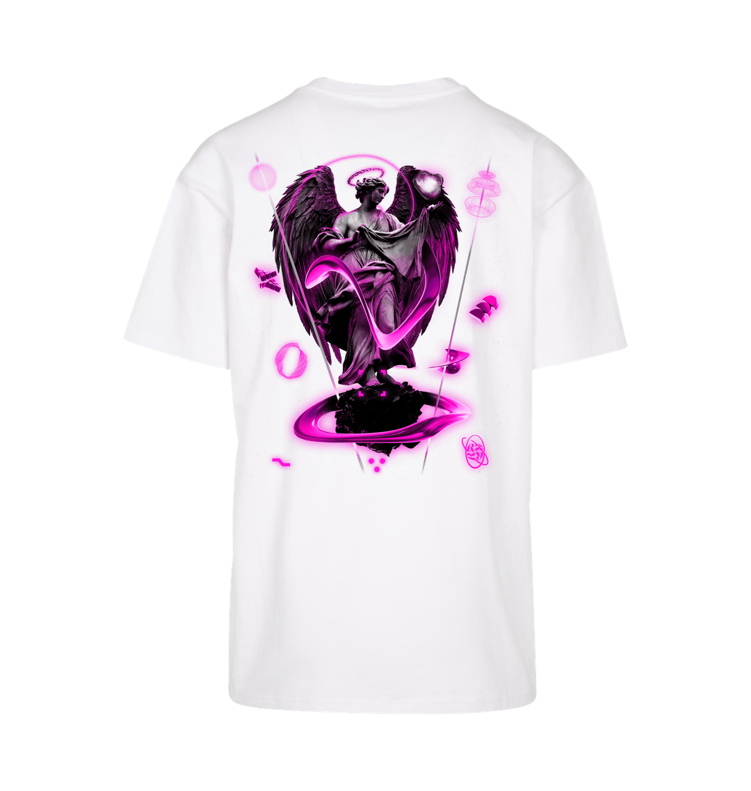Renaissance archangel oversized t shirt in white-Renaissance-Essential Republik
