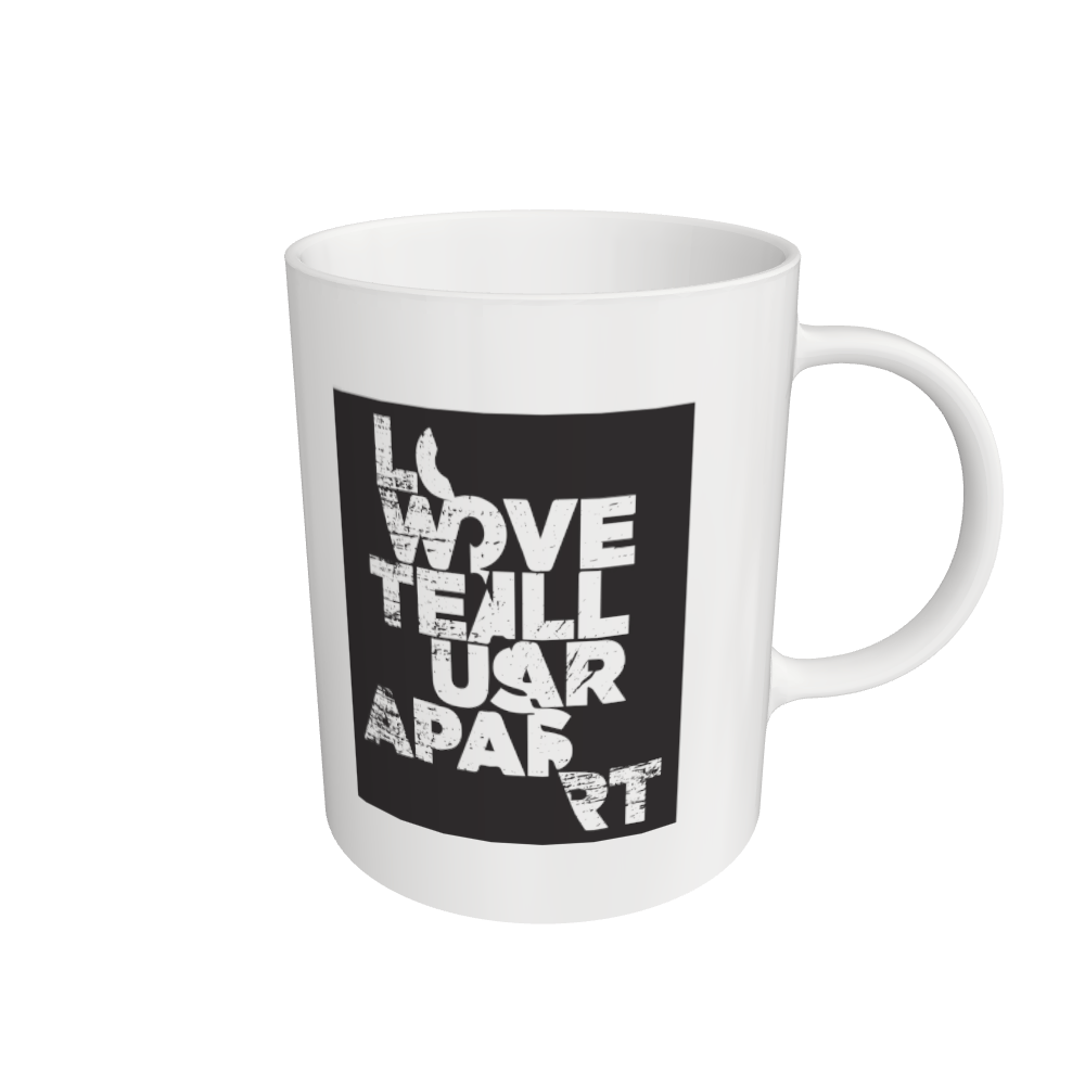 Blood & Sweat Joy Div White Mug-Essential Republik-Essential Republik