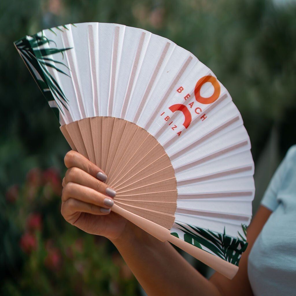 O Beach Ibiza Folding Fan-O Beach Ibiza-Essential Republik