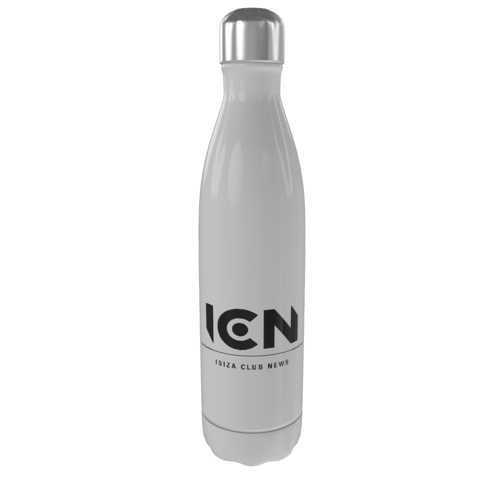 Ibiza Club News ICN Logo Insulated Stainless Steel Water Bottle-Essential Republik-Essential Republik
