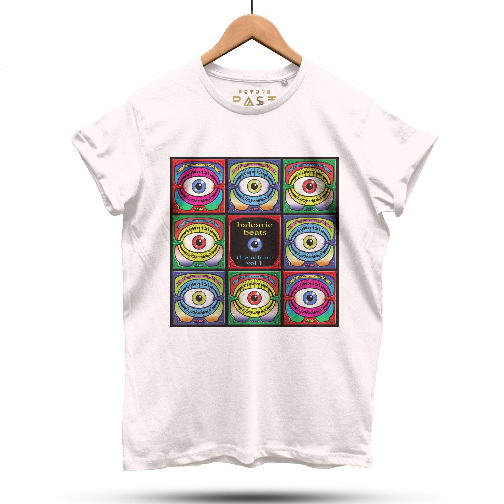 Super Limited Balearic Beats Dave Little T-Shirt / Cream-Future Past-Essential Republik