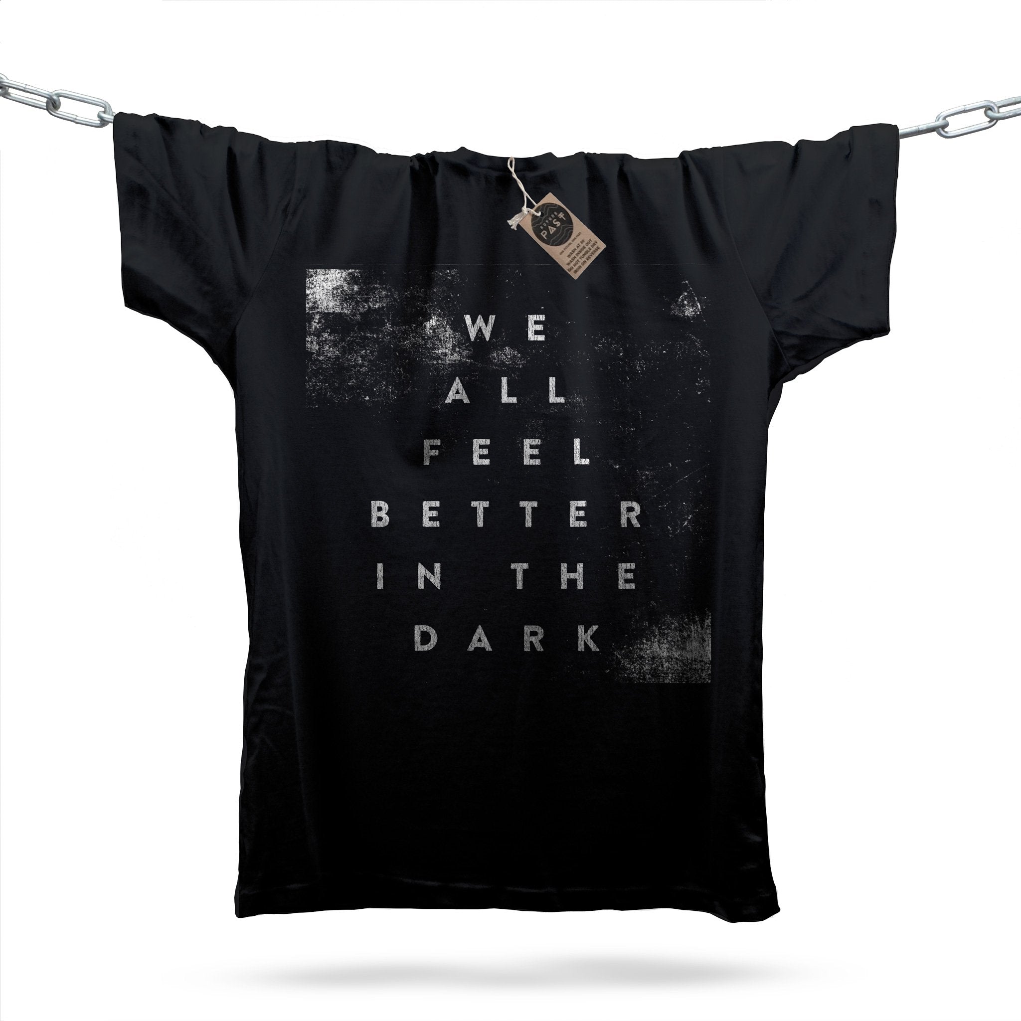 We All Feel Better In The Dark T-Shirt / Black-Future Past-Essential Republik