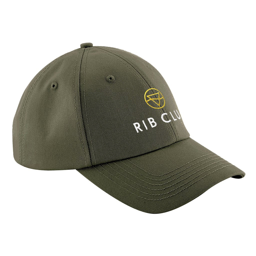 Rib Club Yellow And White Embroidered Logo Classic Baseball Cap-Rib Club-Essential Republik