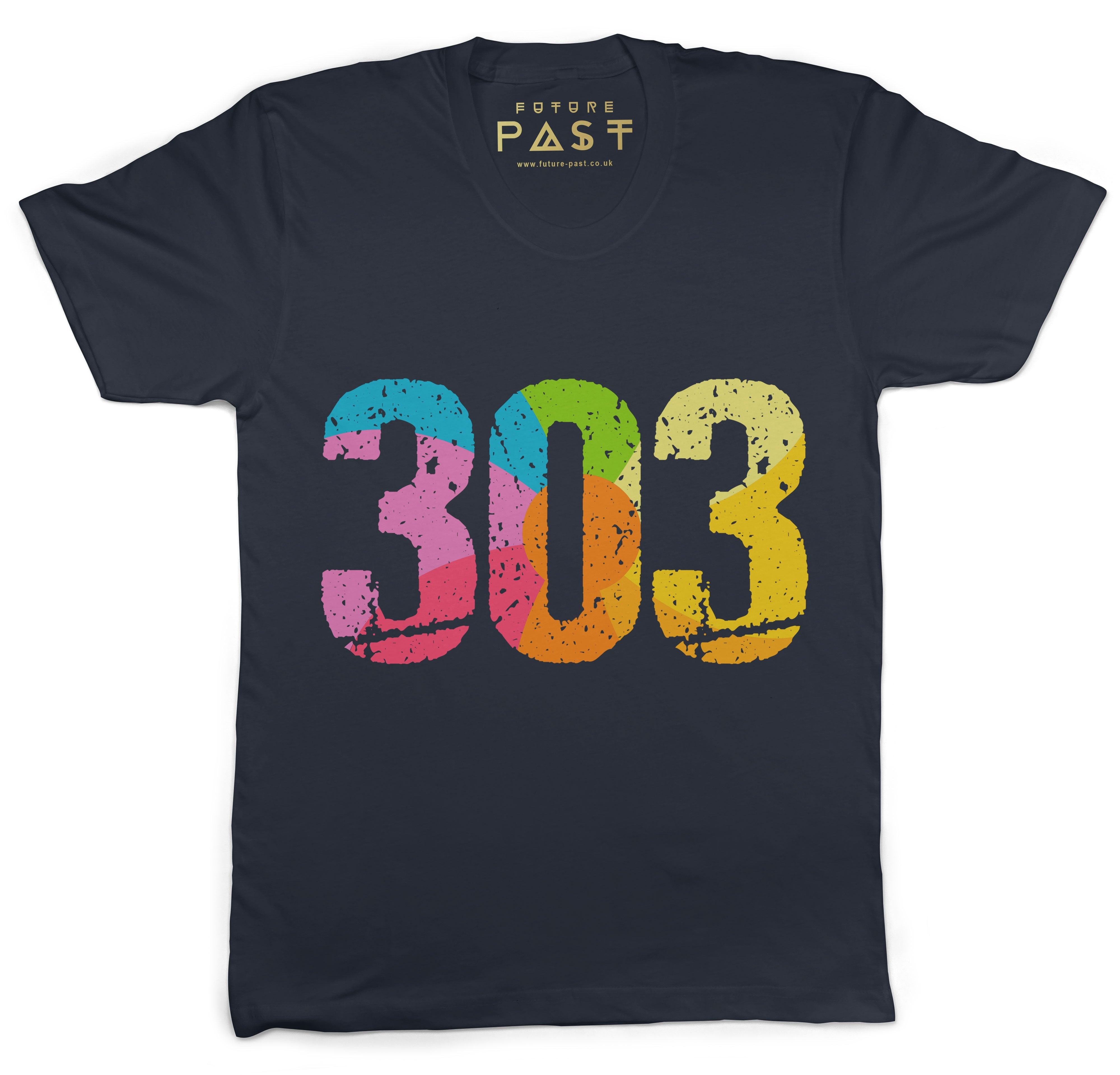 Future Past 303 T-Shirt / Navy-Future Past-Essential Republik