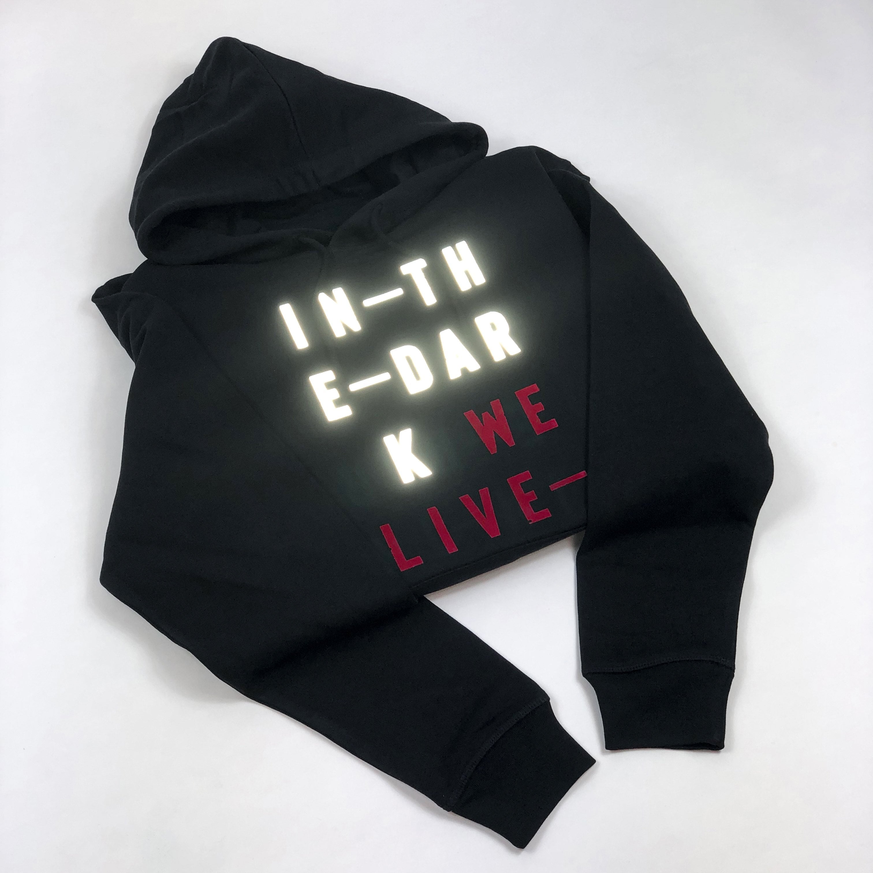 In The Dark We Live Hoodie / Black-Future Past-Essential Republik