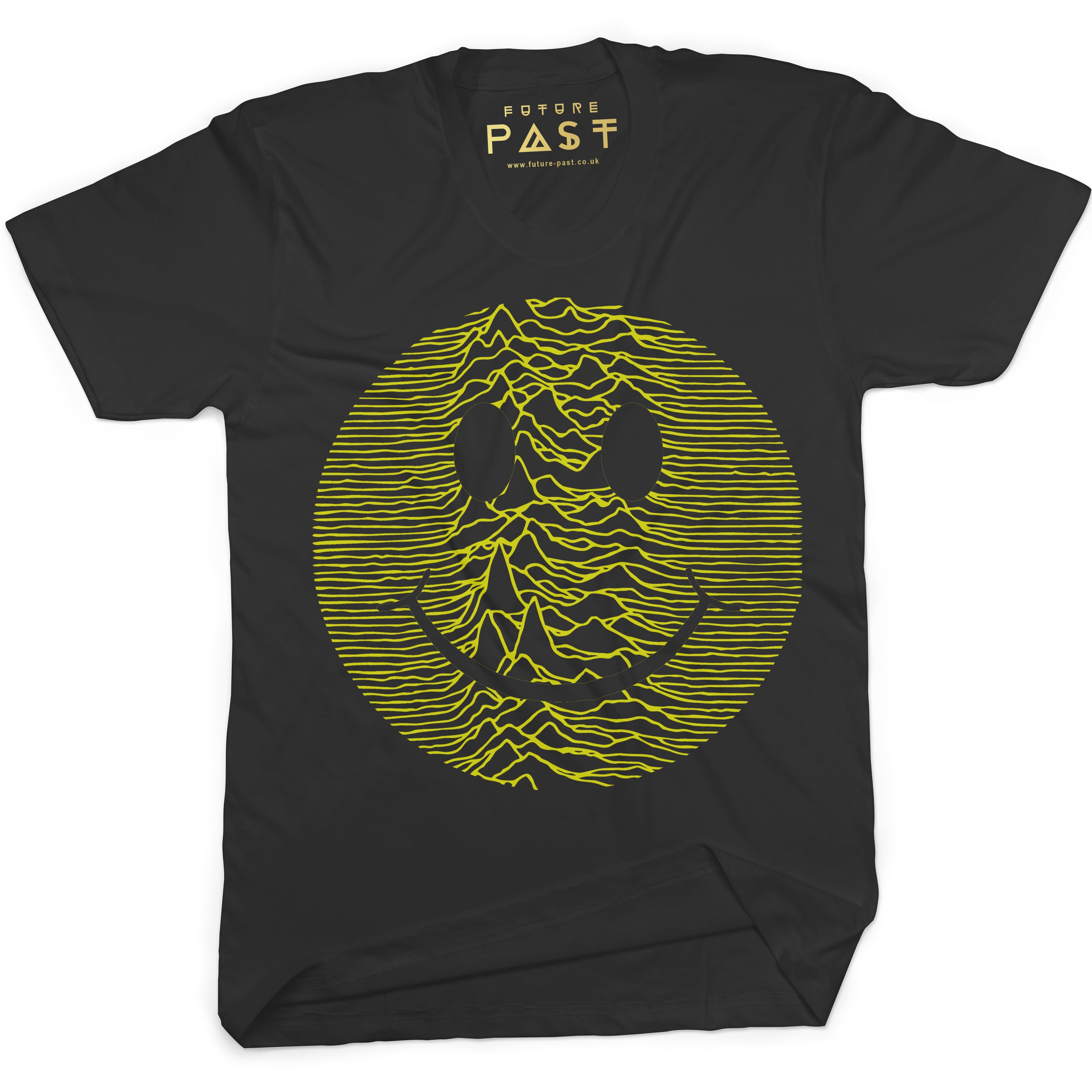 Acid Pulsar Smiler T-Shirt / Black-Future Past-Essential Republik