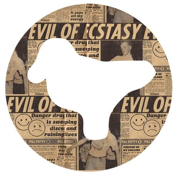 Acid House Bird T-Shirt / White-Future Past-Essential Republik