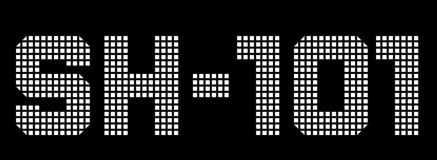 SH-101 Tribute T-Shirt / Black-Future Past-Essential Republik