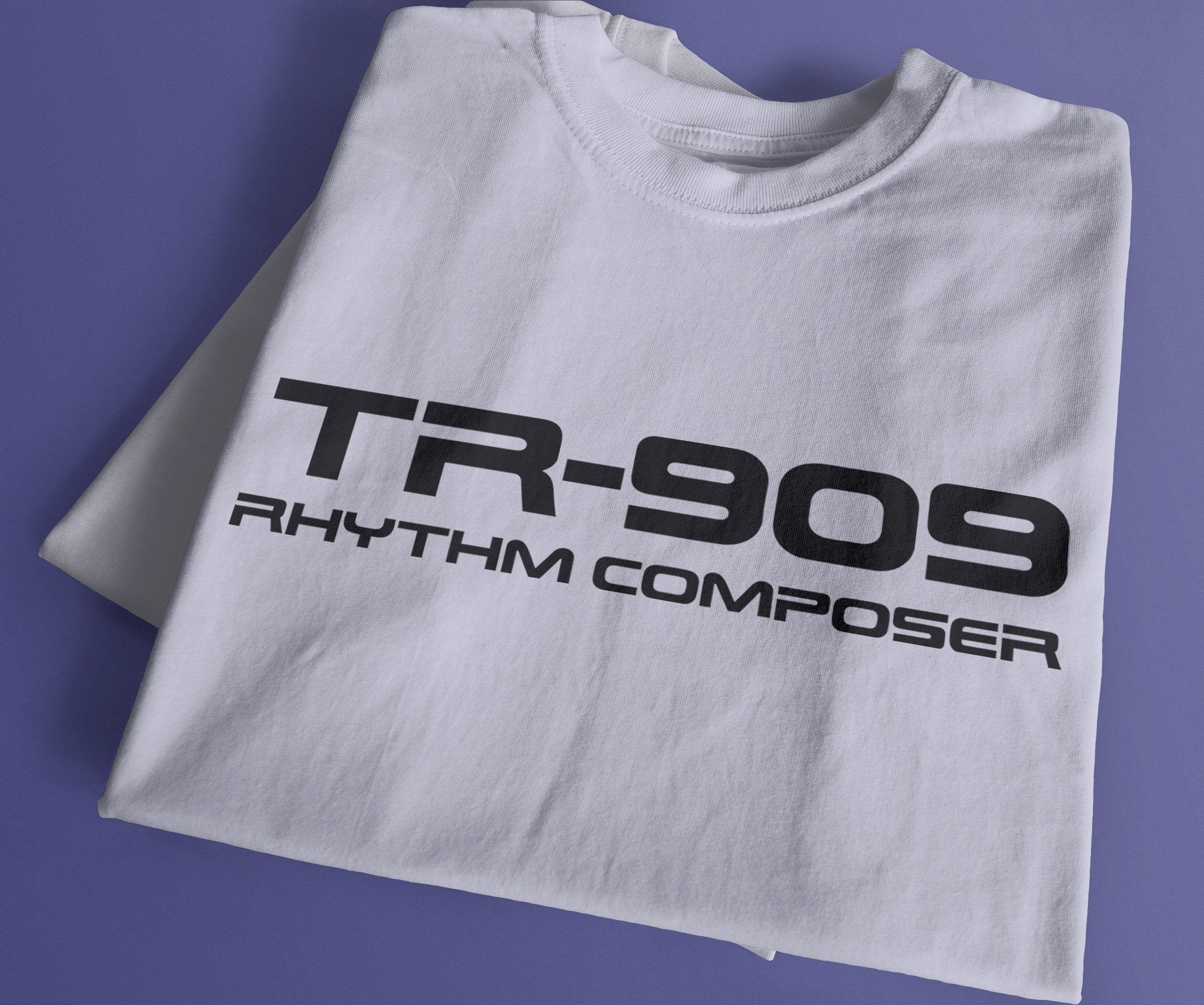 909 Inspired Logo T-Shirt / White-Future Past-Essential Republik